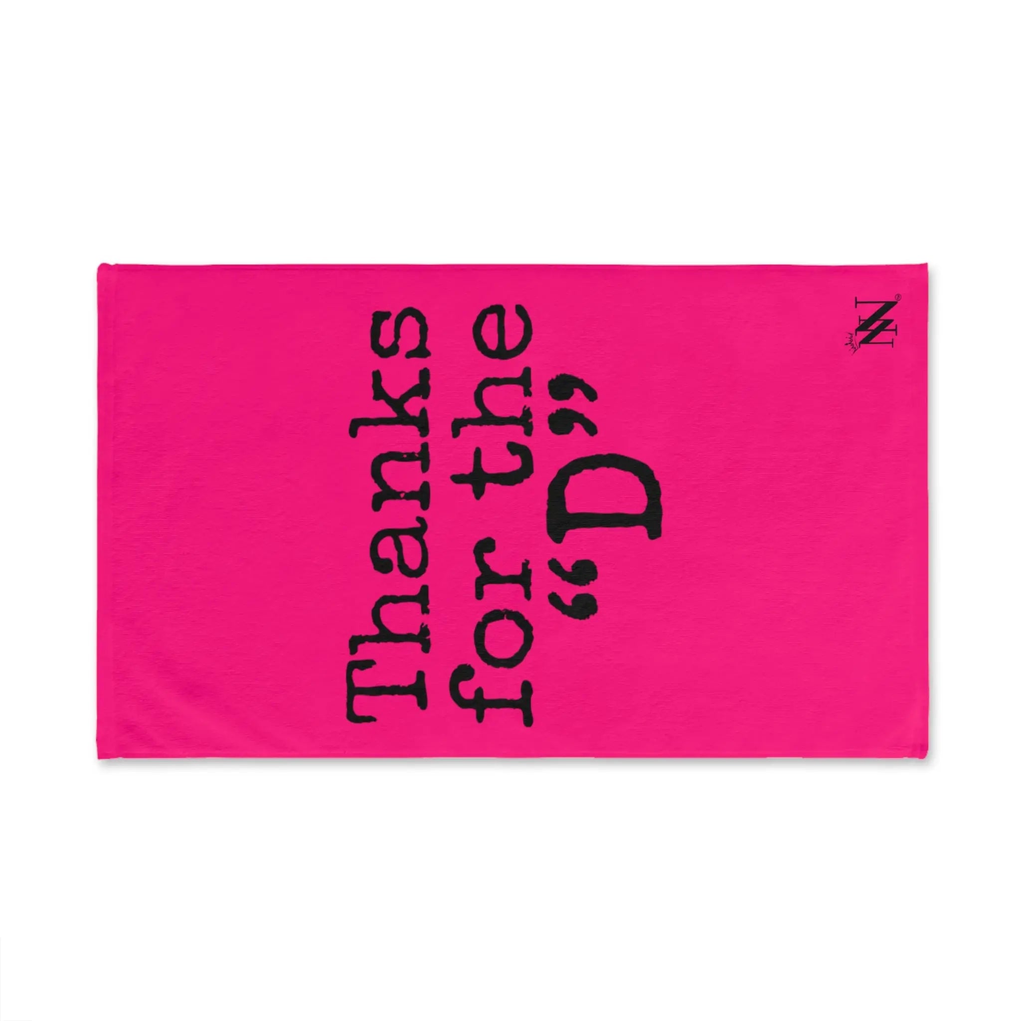 Thanks for the ’D’ Signature Pink | Mix & Match Classic Fun-Flirty Lovers’ Towels
