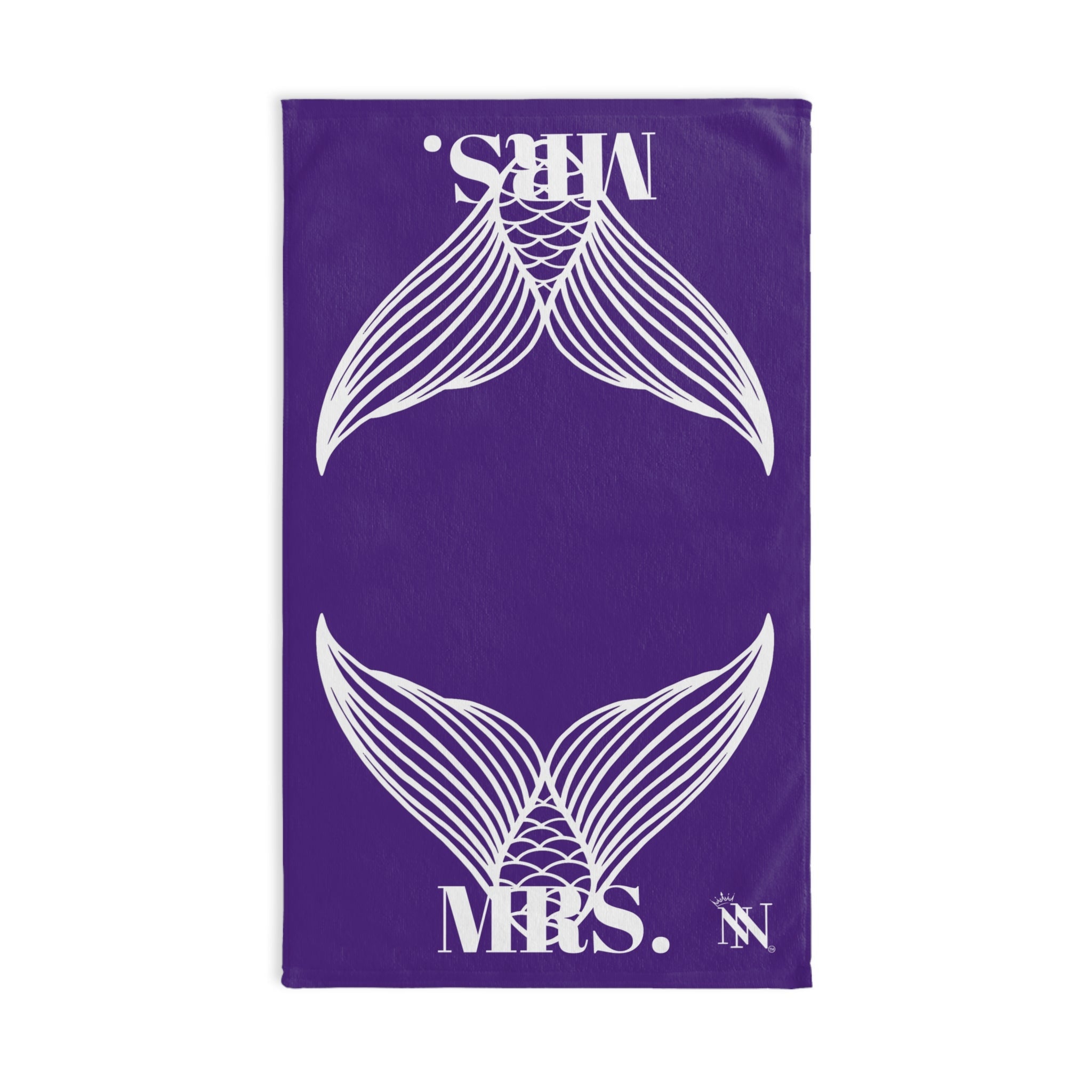 Mrs. Mrs. Mermaid Shareable Sides Purple Cum Towel