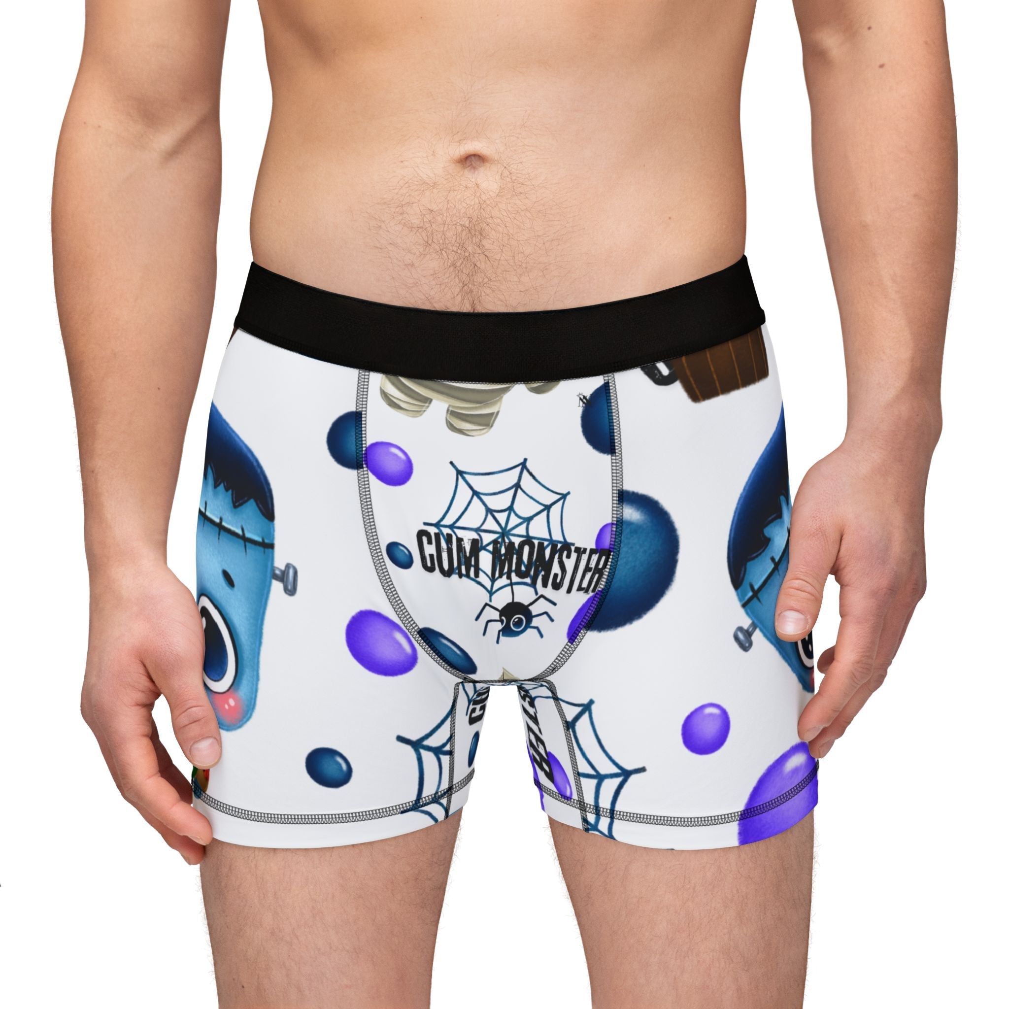 Halloween Cum Monster | Mix & Match Fun-Flirty Lovers’ Boxer Briefs
