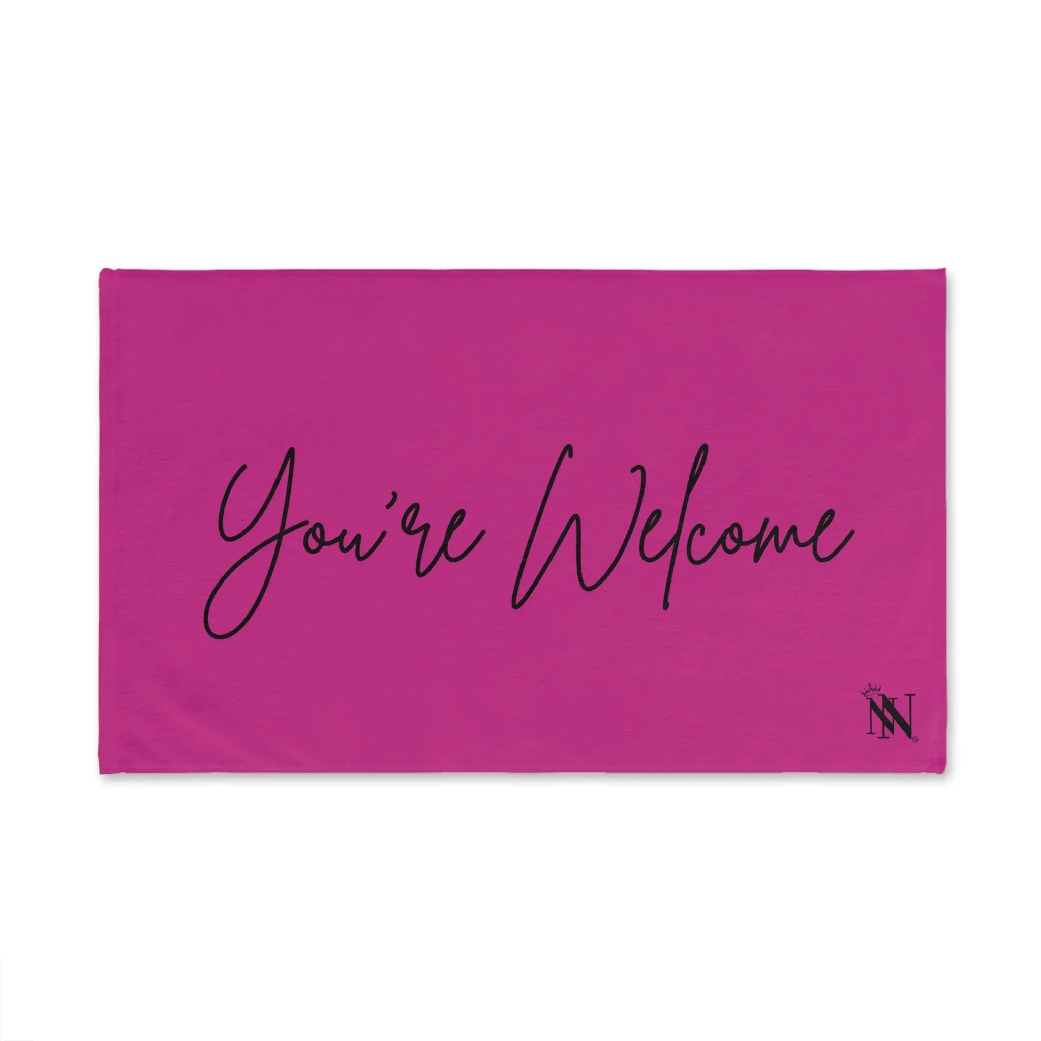 You’re Welcome Pink | Mix & Match Classic Fun-Flirty Lovers’ Towels