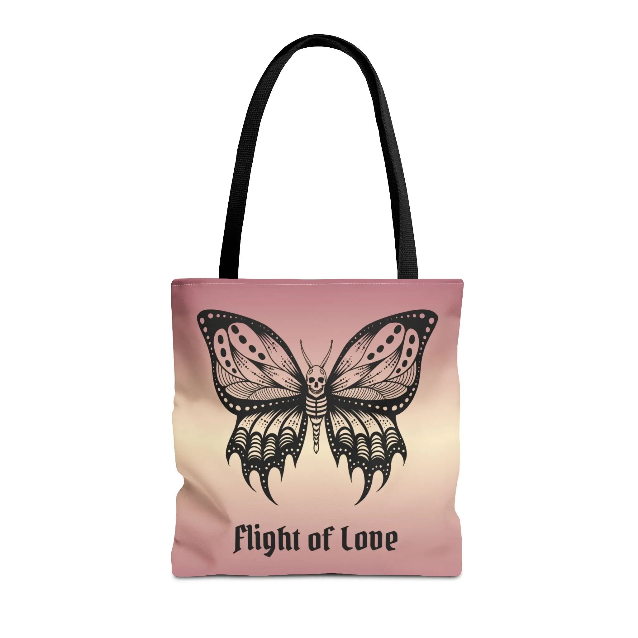 Flight of Love Skull Butterfly Tote Bag