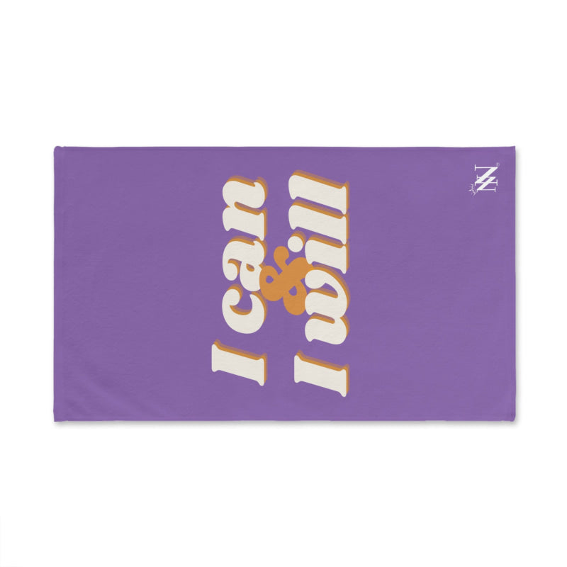 I Can I Will Lavendar | Mix & Match Original Fun-Flirty Lovers’ Towels