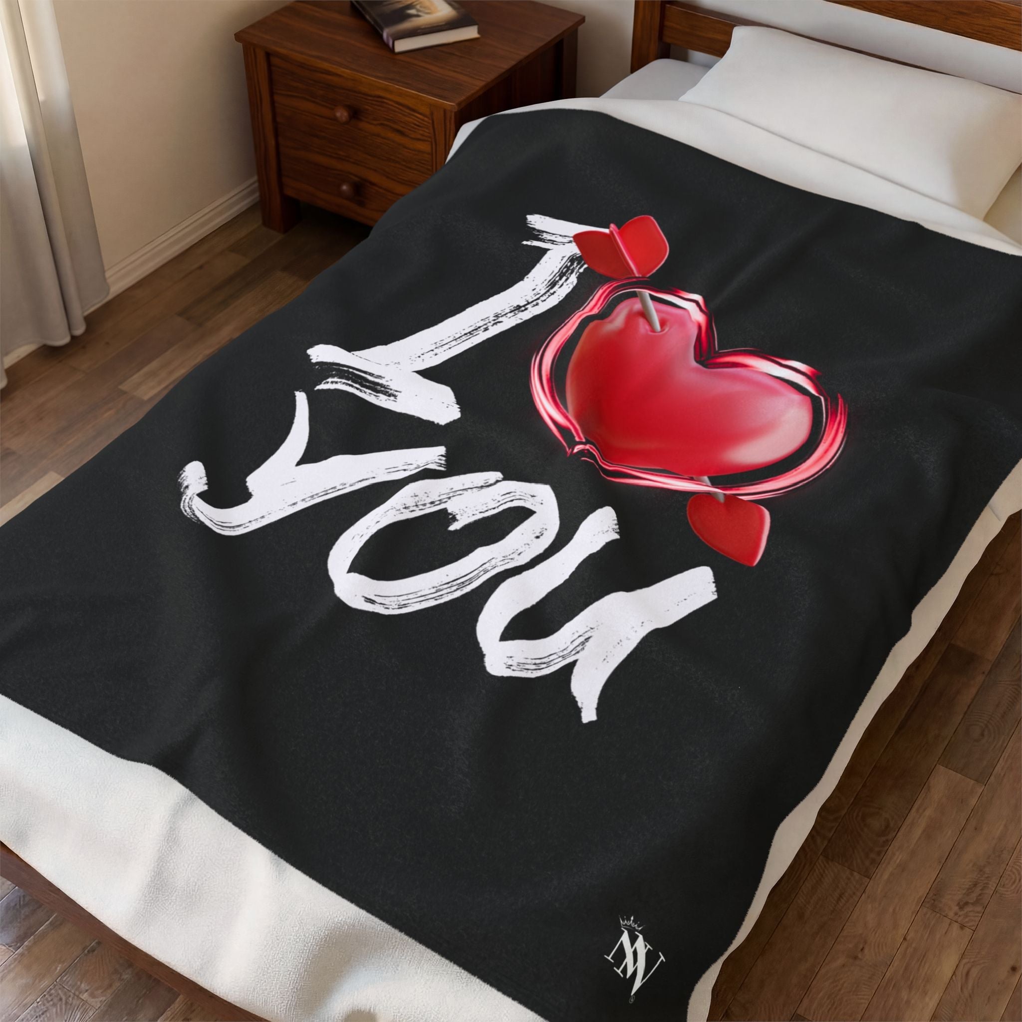 I Heart Arrow You Romantic Lovers Gifts Blanket
