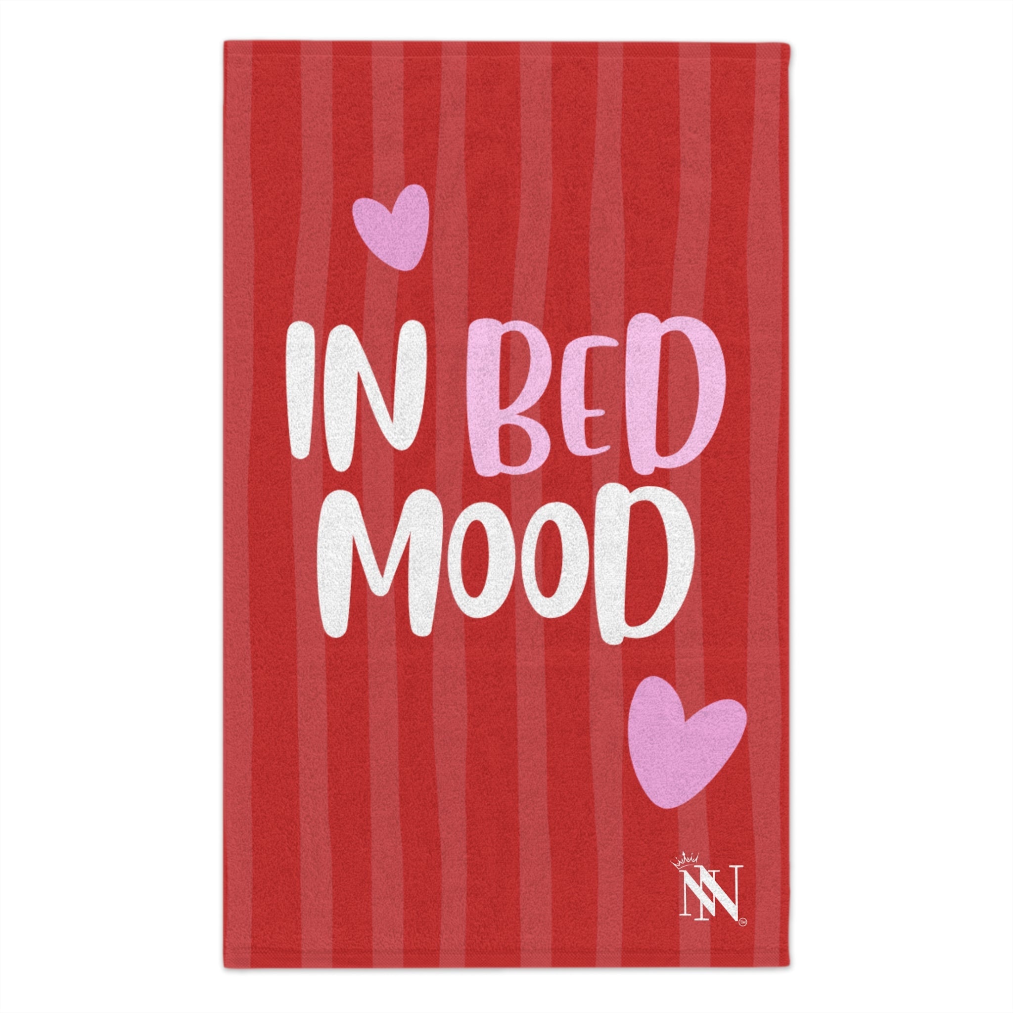 In Bed Mood Hearts | Mix & Match Soft Fun-Flirty Loversā Towels