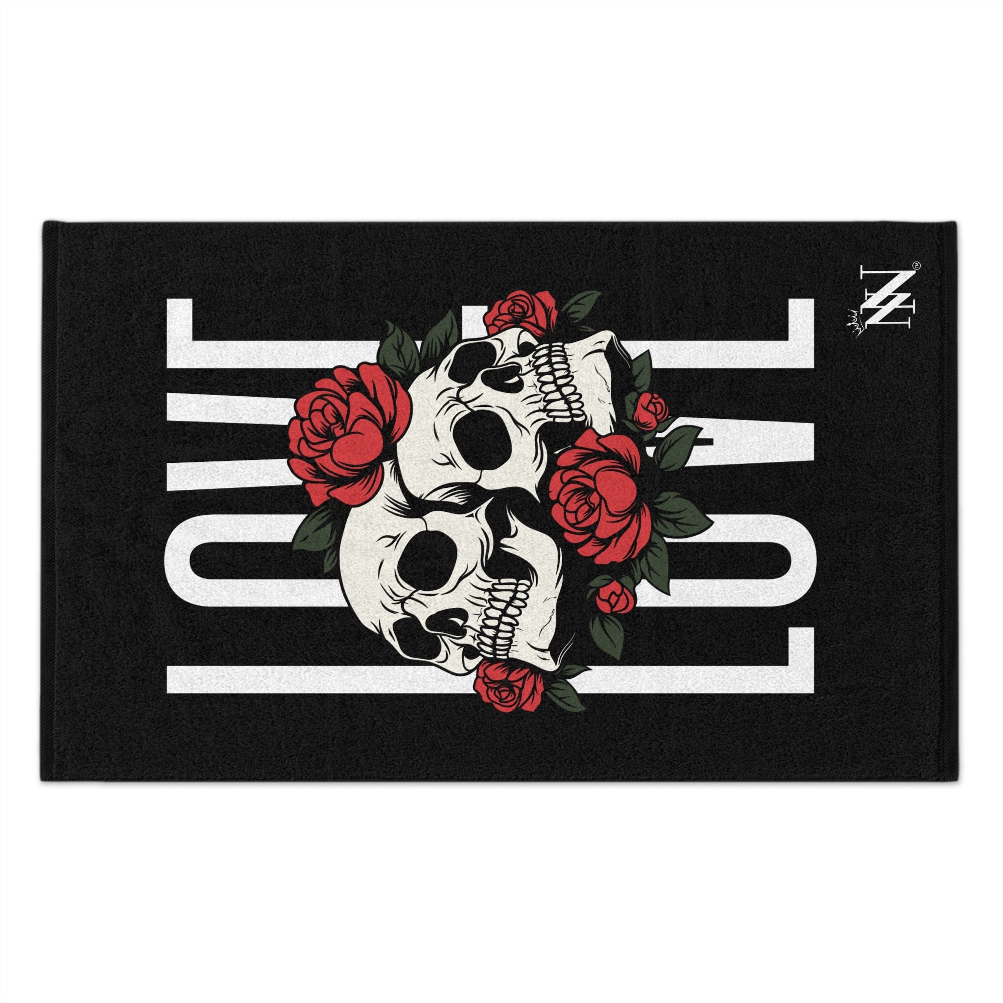 Roses Skulls & Love | Mix & Match Soft Fun-Flirty Lovers’ Towels
