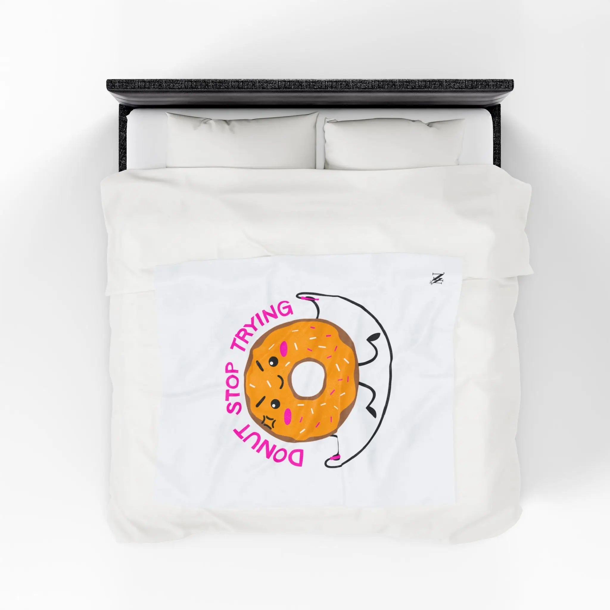 Donut Stop Trying | Mix & Match Fun-Flirty Lovers’ Blankets