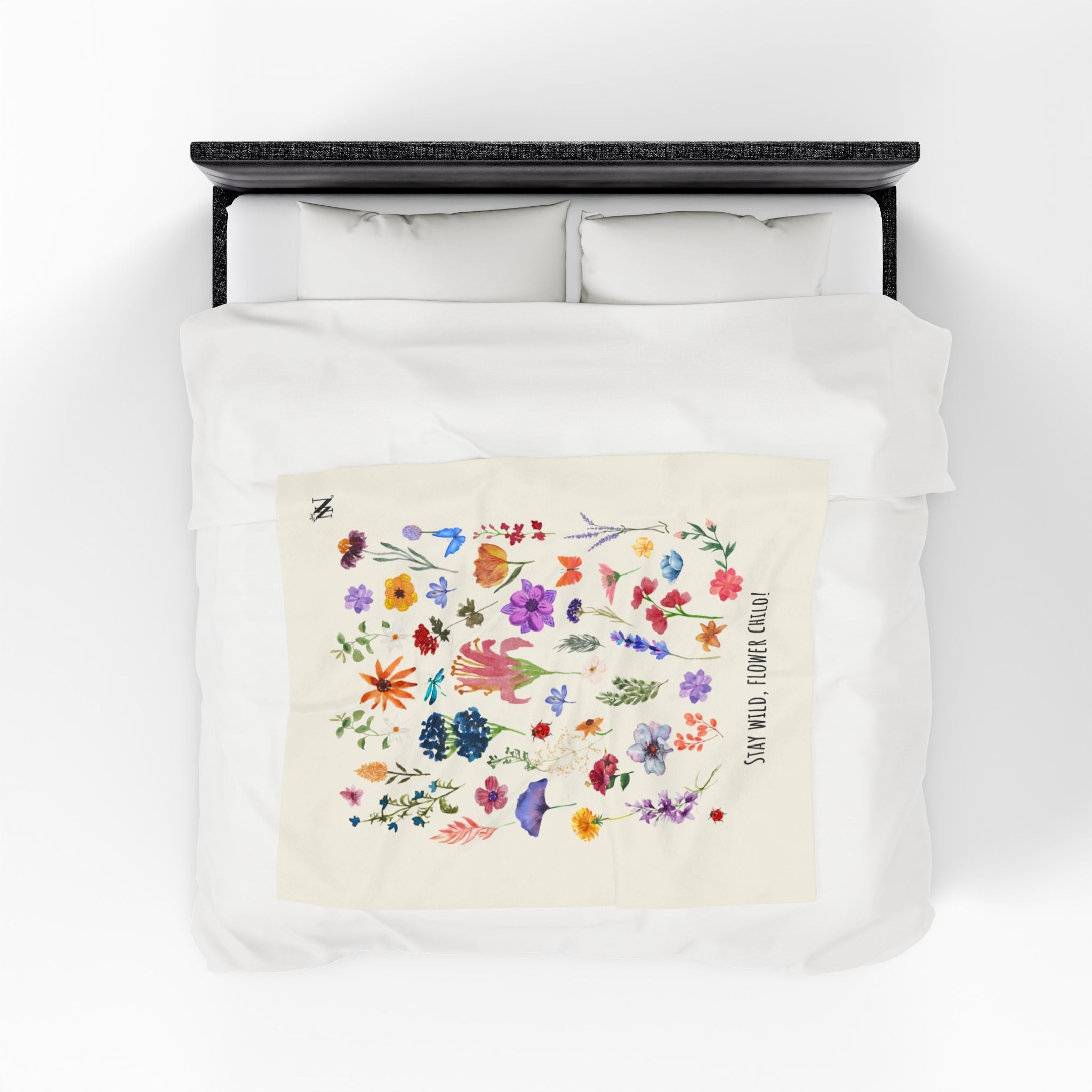 Stay Wild Flower Child! | Mix & Match Soft Fun-Flirty Lovers’ Blankets