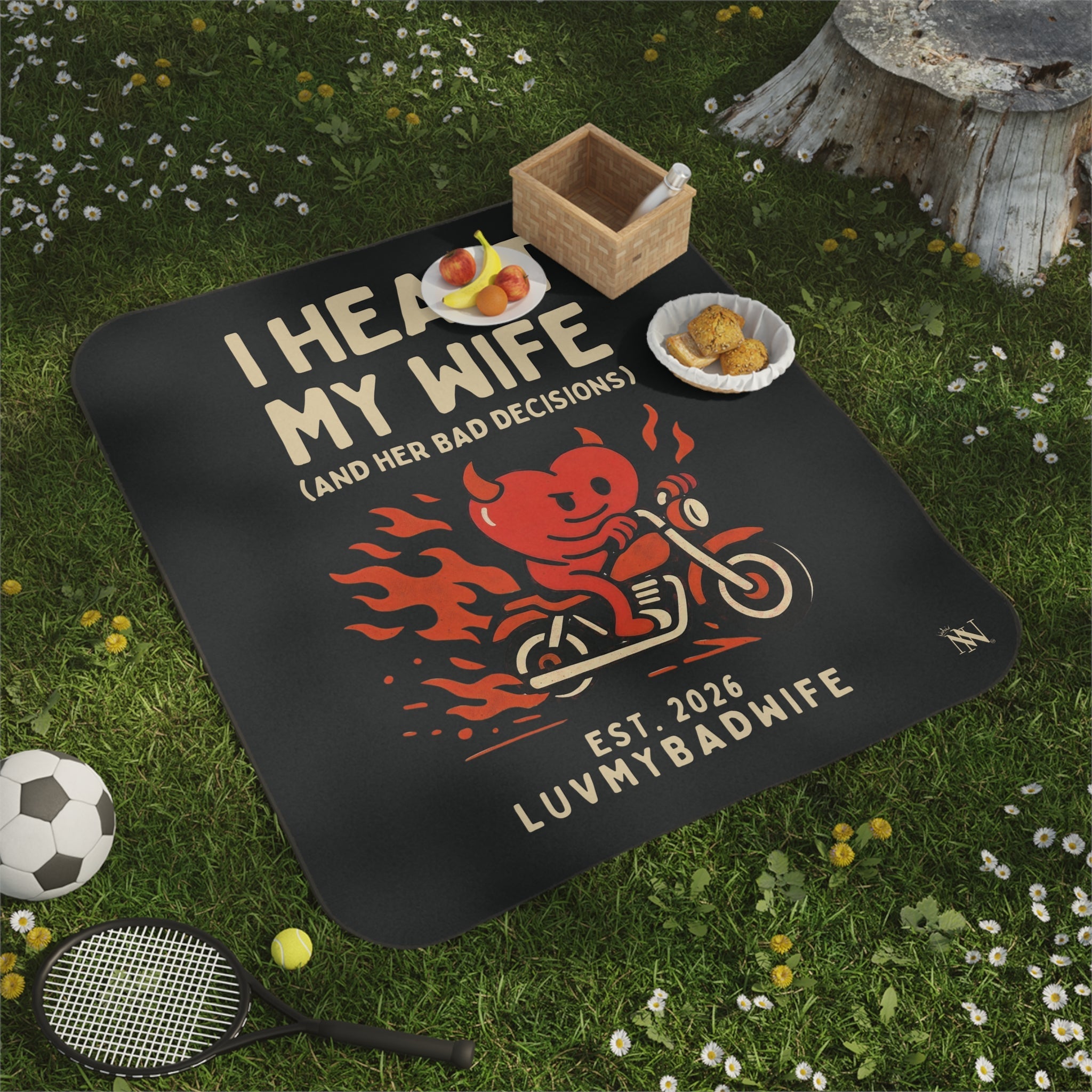 I Heart My Wife | Mix Match Fun-Flirty Lovers’ Water-Resistant Blankets