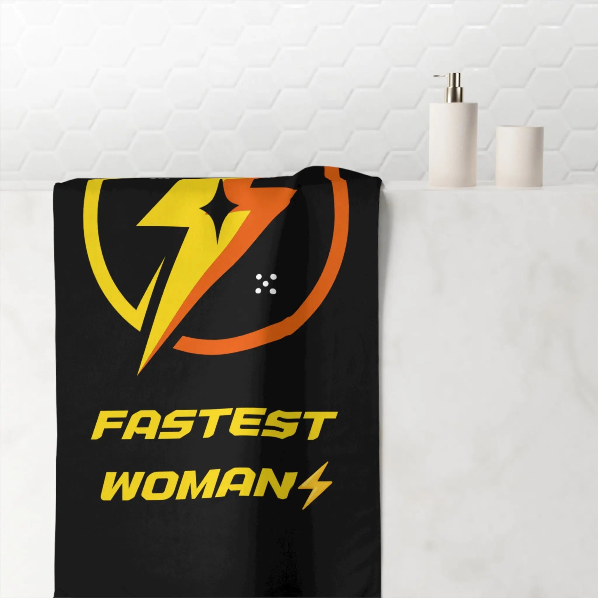 Fastest Woman Lightning Bolt Anal Sex Towel