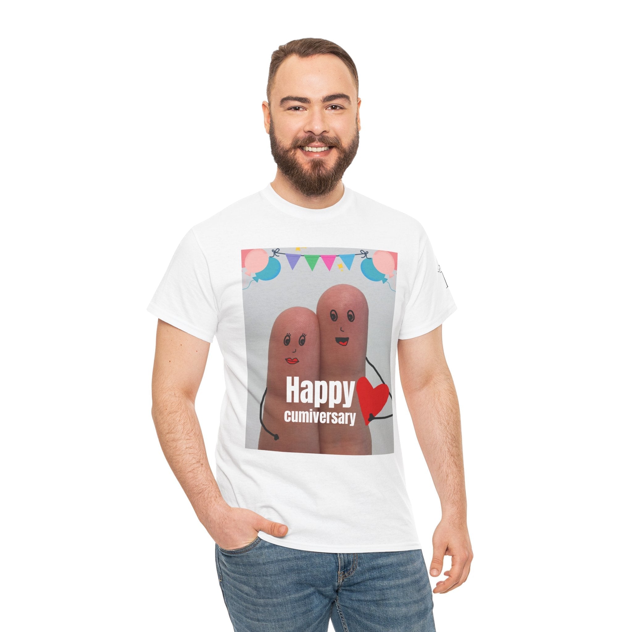 Happy Cumiversary | Mix & Match 100% Cotton Unisex Fun-Flirty Lovers’ Tees
