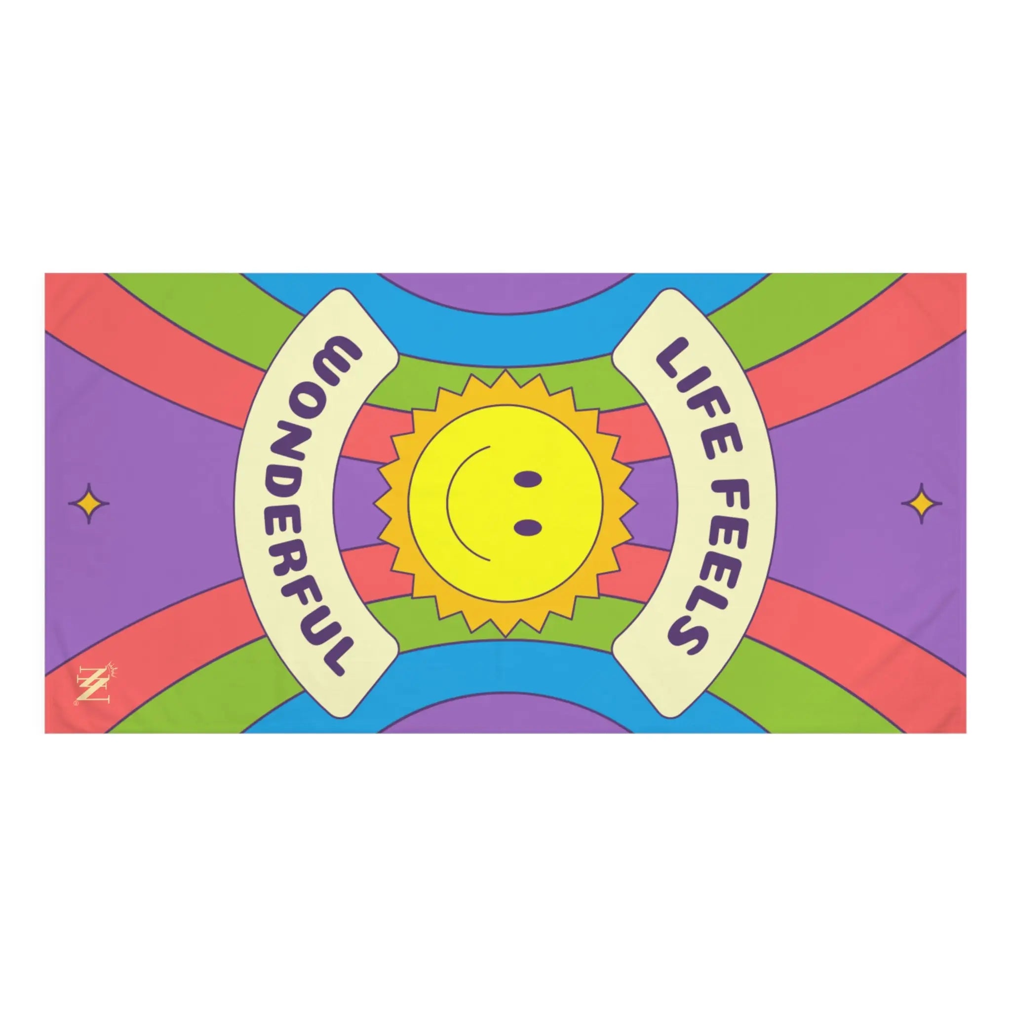 Life Feels Wonderful Retro Anal Sex Towel