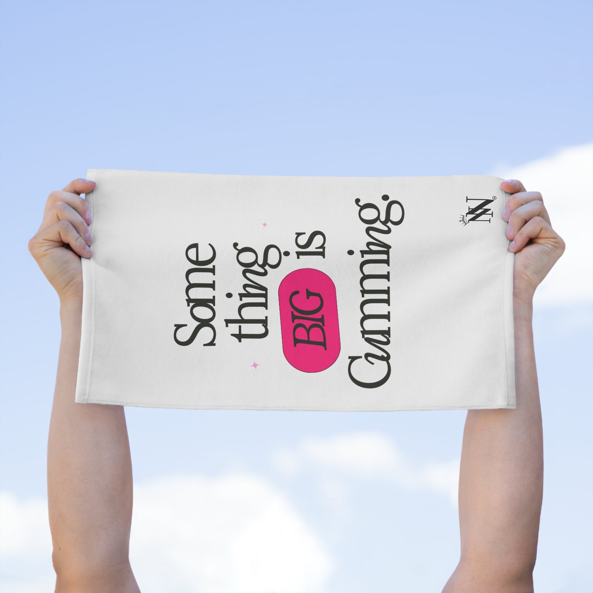 Something BIG is Cumming. | Mix & Match Soft Fun-Flirty Lovers’ Towels