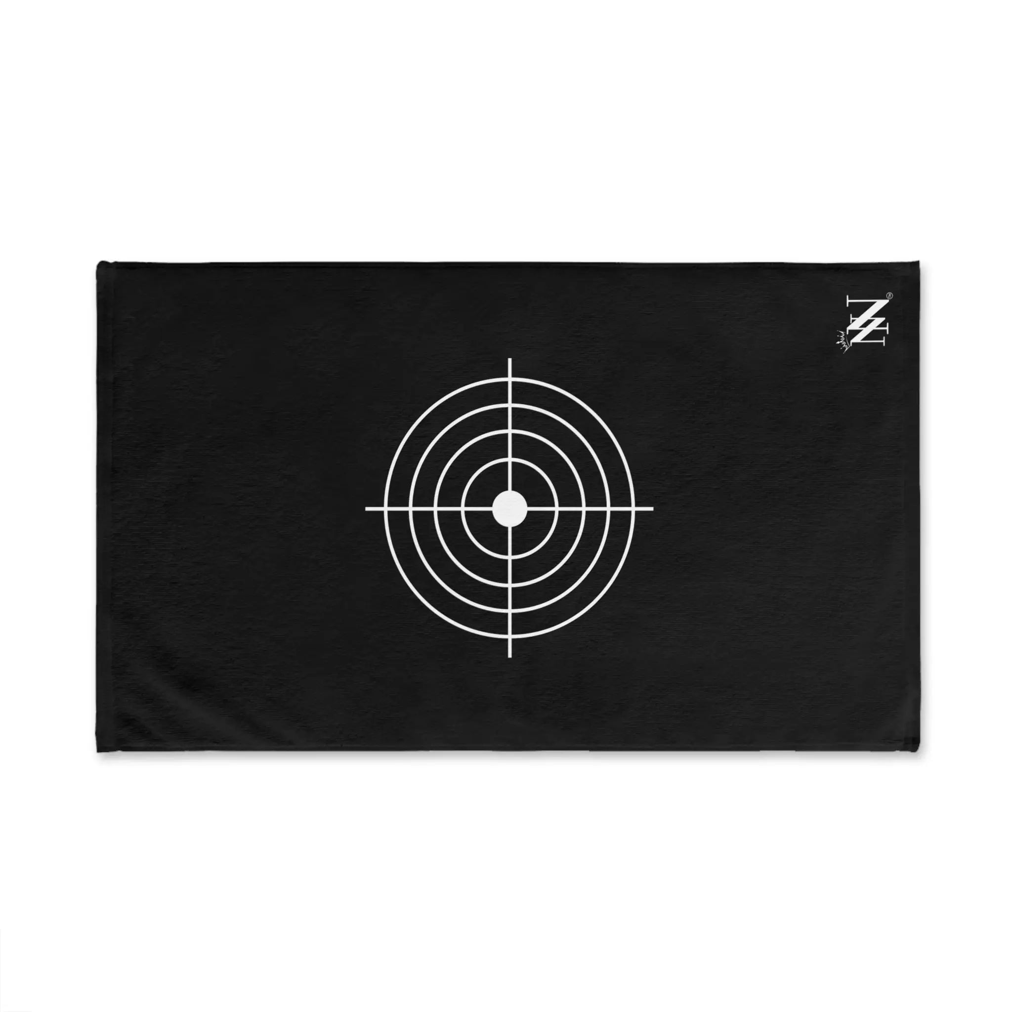 Medium White Bullseye Target Crosshairs | Mix & Match Classic Fun-Flirty Lovers’ Towels