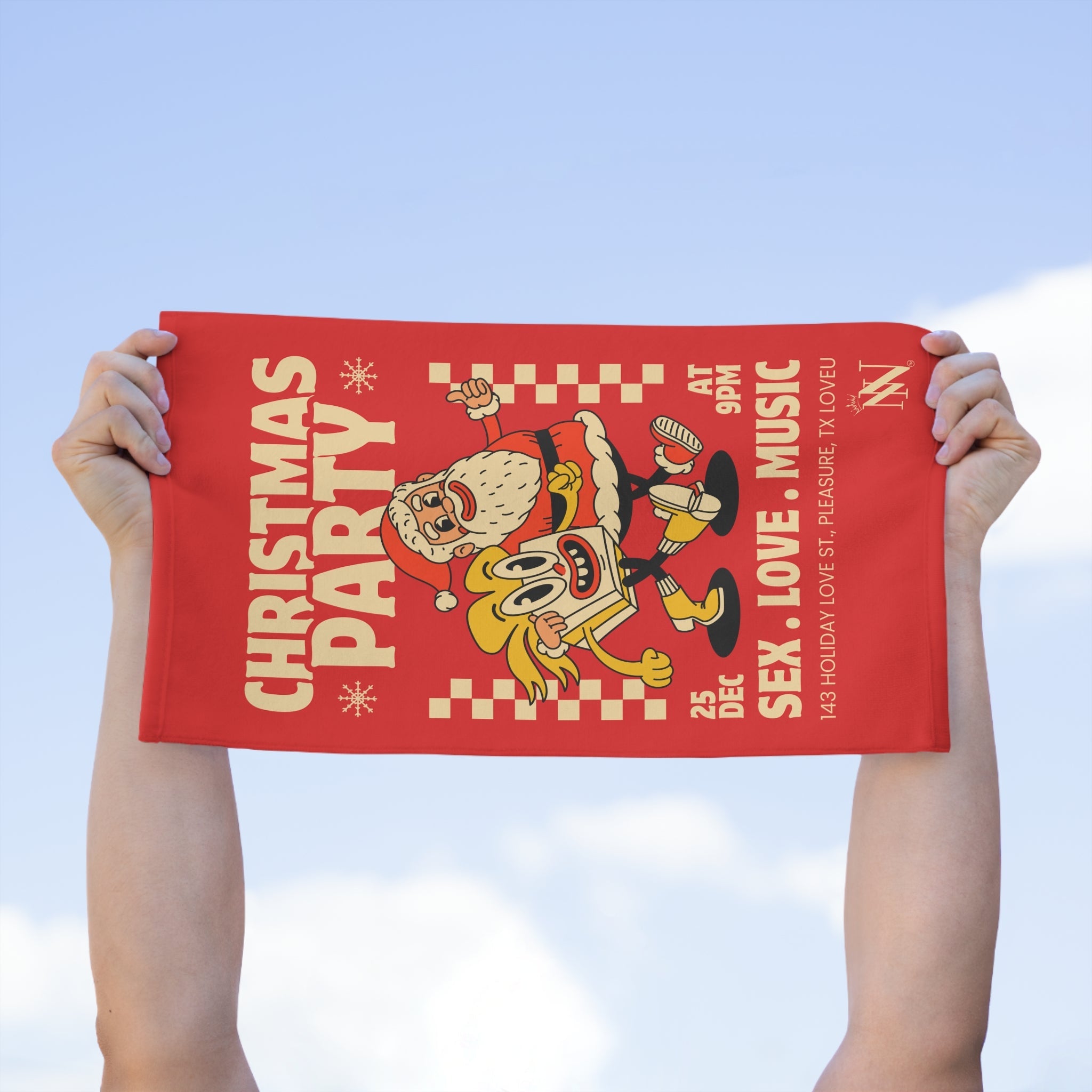 Christmas Party | Mix & Match Soft Fun-Flirty Lovers’ Towels