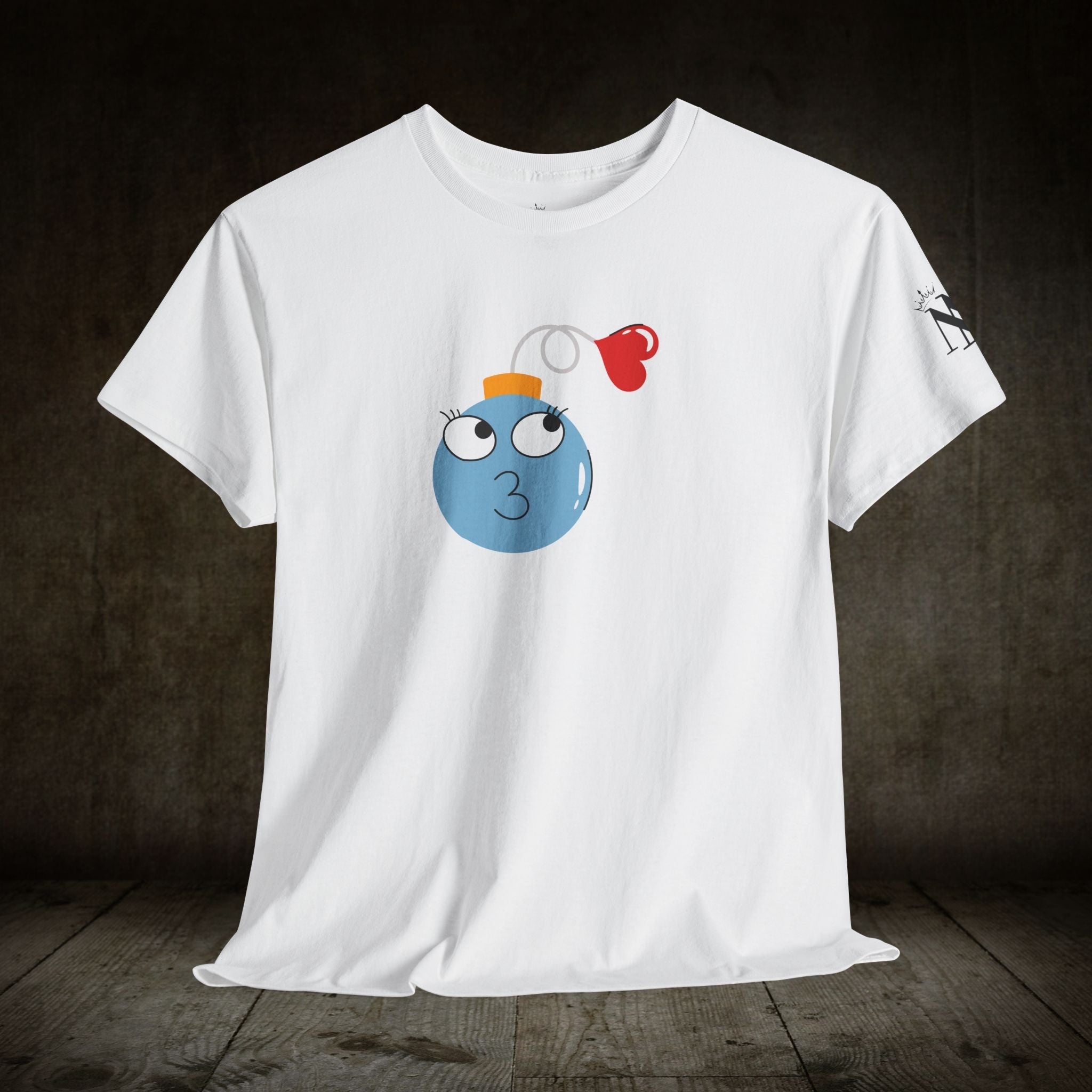 Smoochie Love Bomb | Mix & Match 100% Cotton Unisex Fun-Flirty Lovers’ Tees