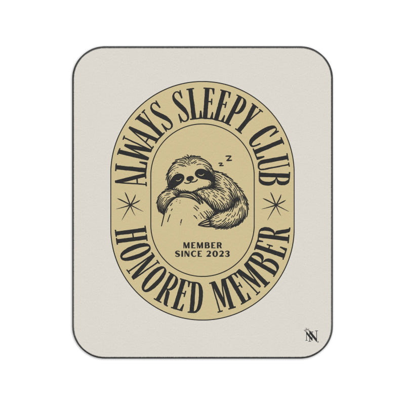 Always Sleepy Club Sloth | Mix Match Fun-Flirty Lovers’ Water-Resistant Blankets