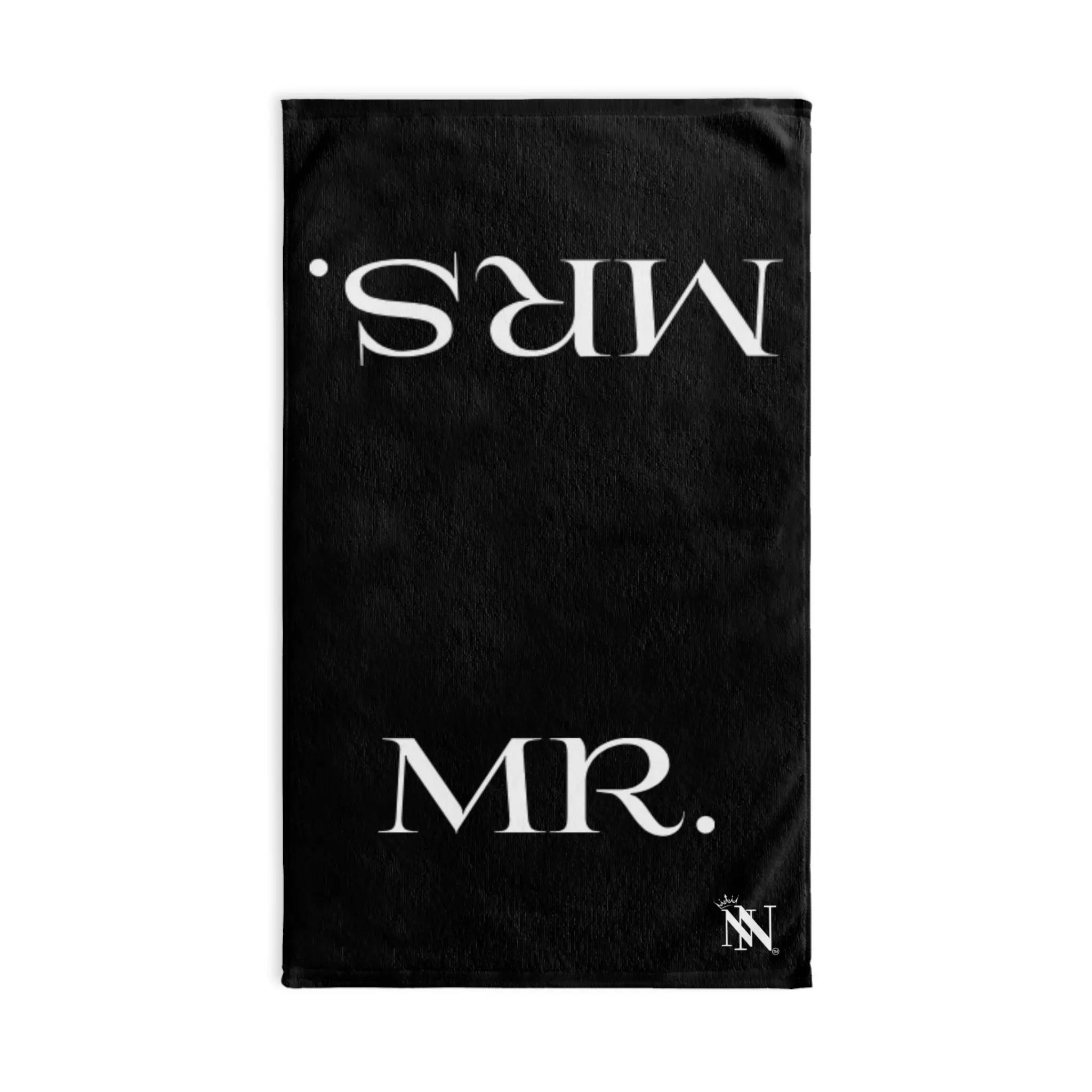 Mr Mrs Shareables Black | Mix & Match Classic Fun-Flirty Lovers’ Towels