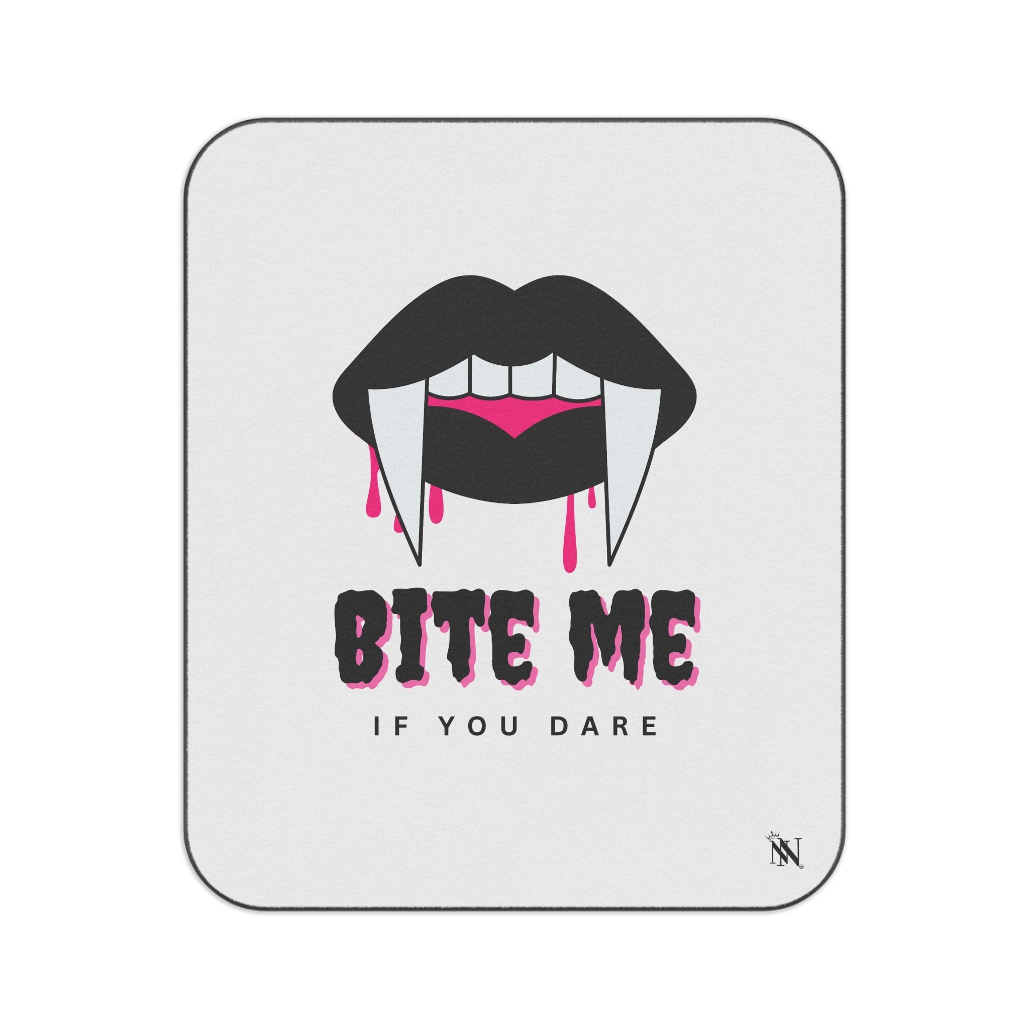 Bite Me if You Dare | Mix Match Fun-Flirty Lovers’ Water-Resistant Blankets