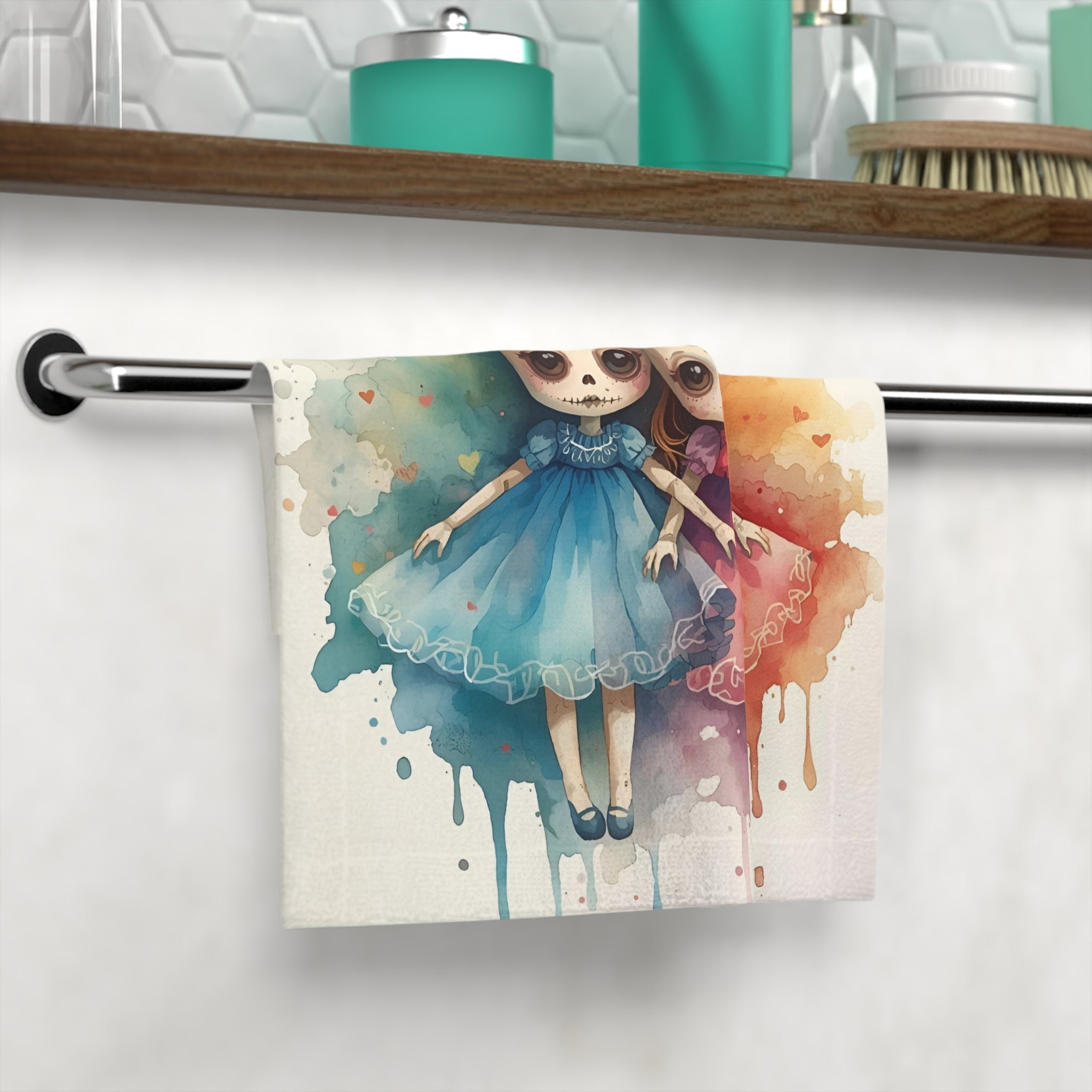 I Just Love Her Dolls Print | Mix & Match Lils’ Fun-Flirty Lovers’ Towels