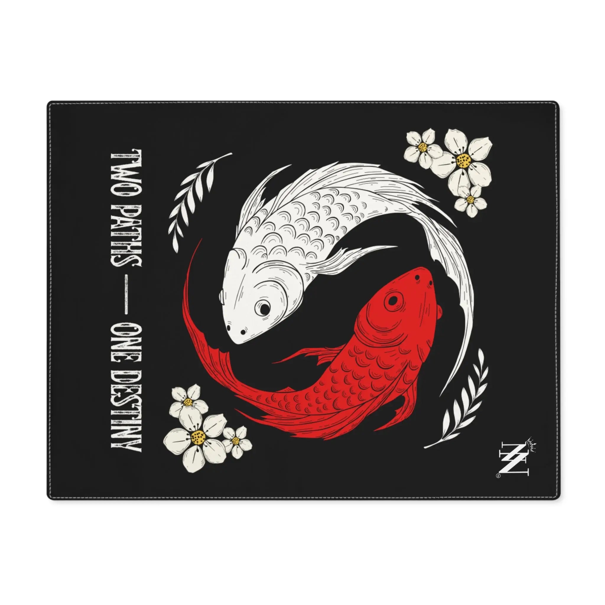 Two Paths One Destiny Koi Fish Ying Yang Sex Toys Mat