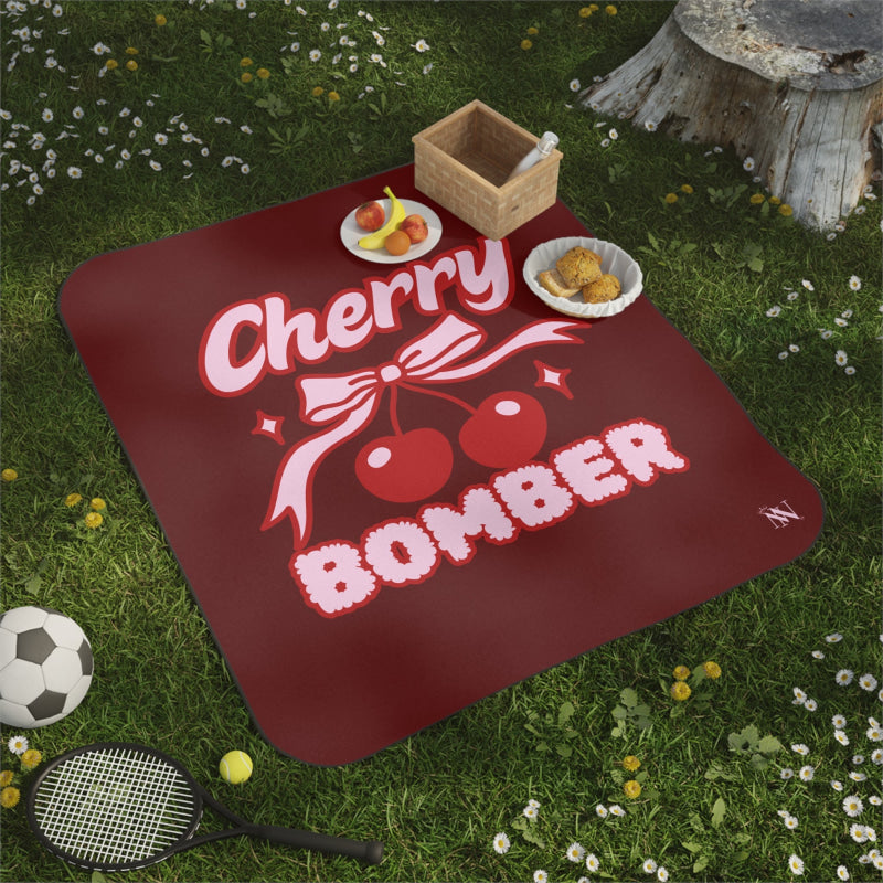Cherry Bomber I Love You Cherry Much | Mix Match Fun-Flirty Lovers’ Water-Resistant Blankets