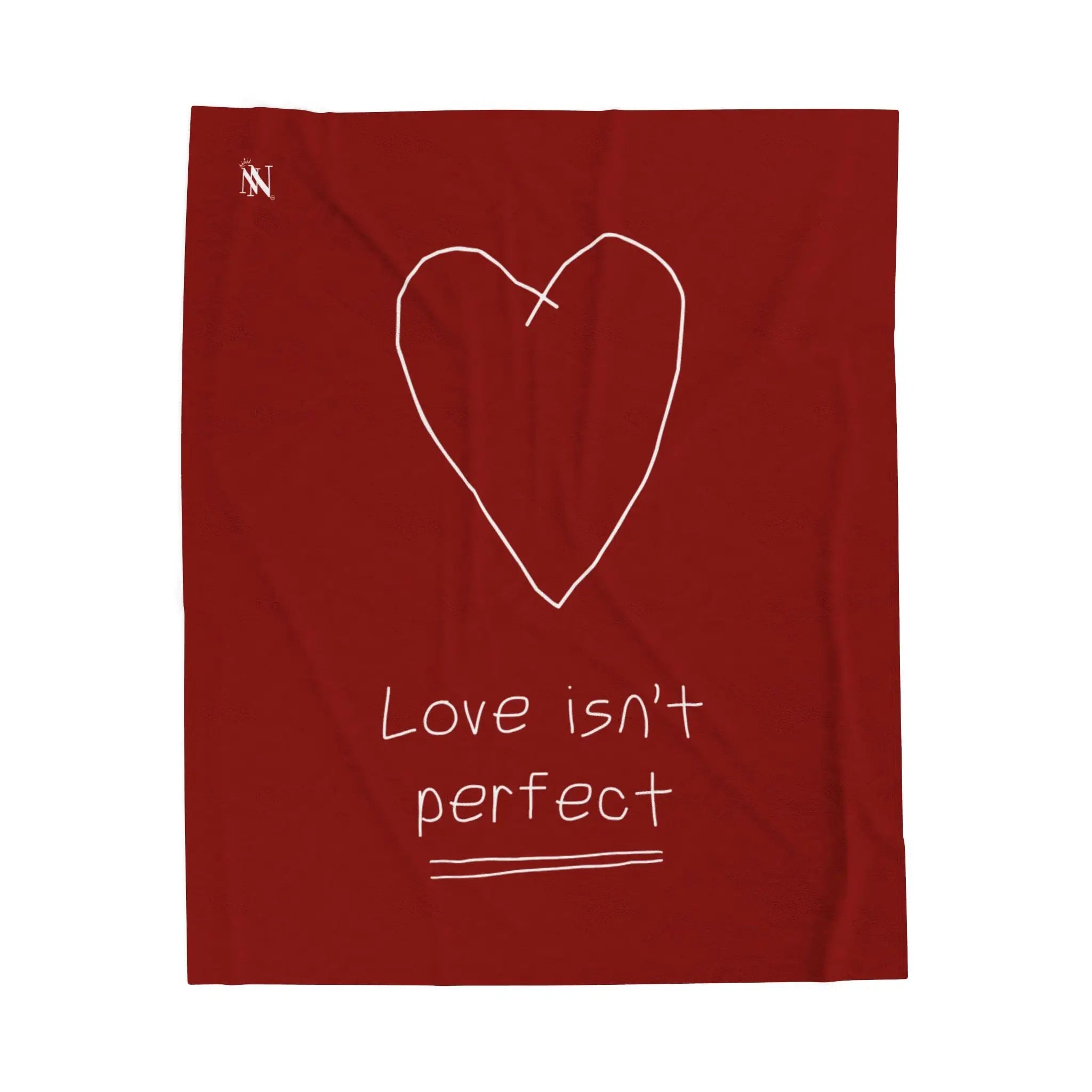 Love Isn’t Perfect Romantic Lovers Gifts Blanket