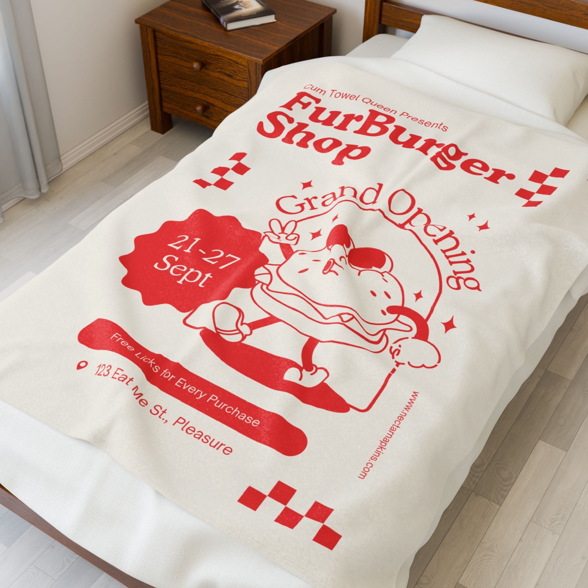 Furburger Shop | Mix & Match Fun-Flirty Lovers’ Blankets