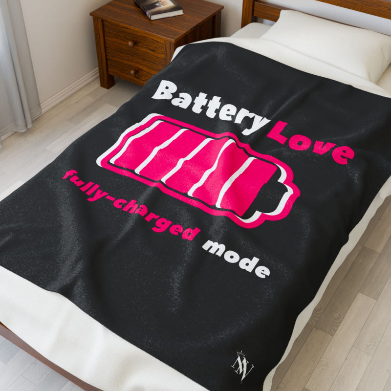 Battery Love | Mix & Match Soft Fun-Flirty Lovers’ Blankets