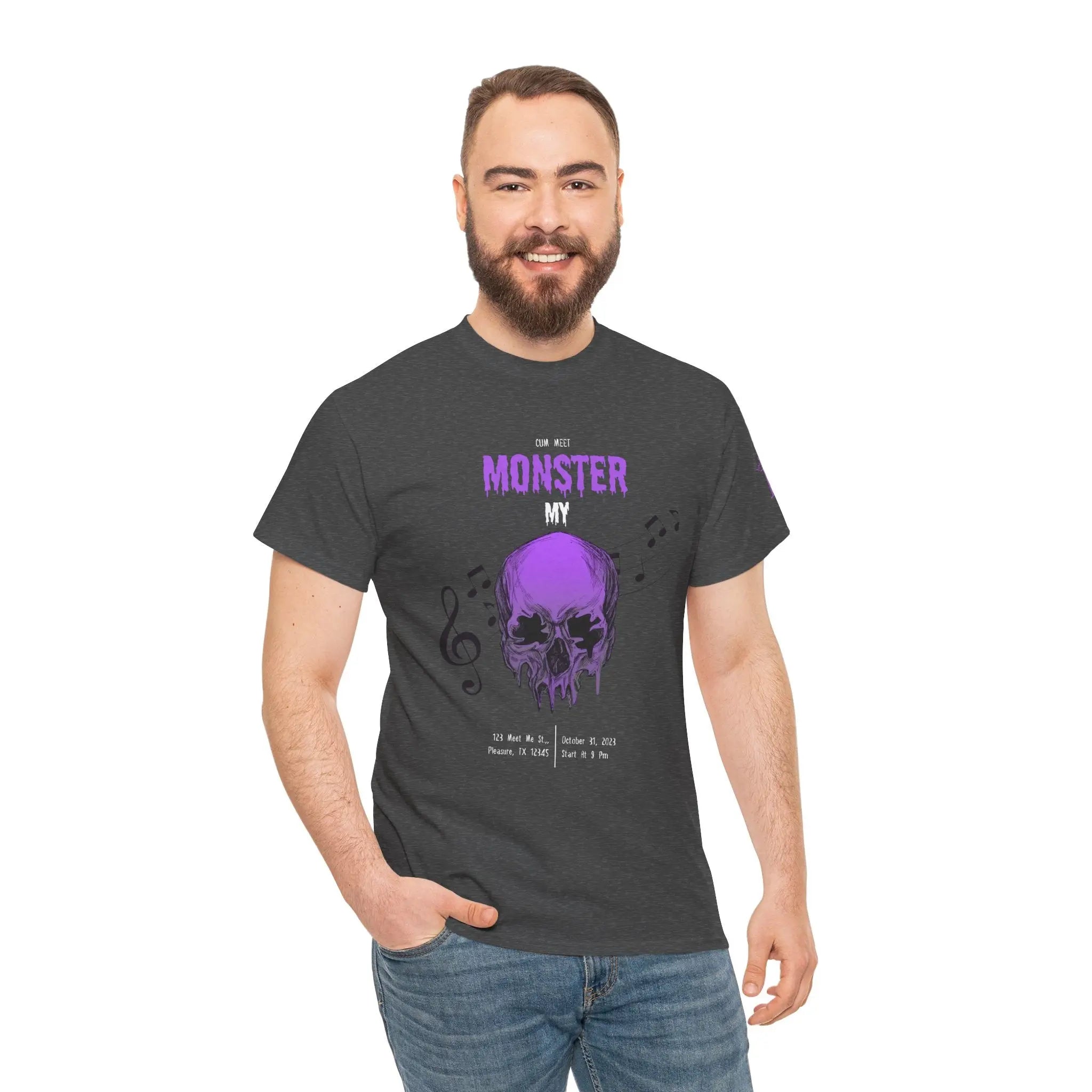 Meet My Monster | Mix & Match 100% Cotton Unisex Fun-Flirty Lovers’ Tees