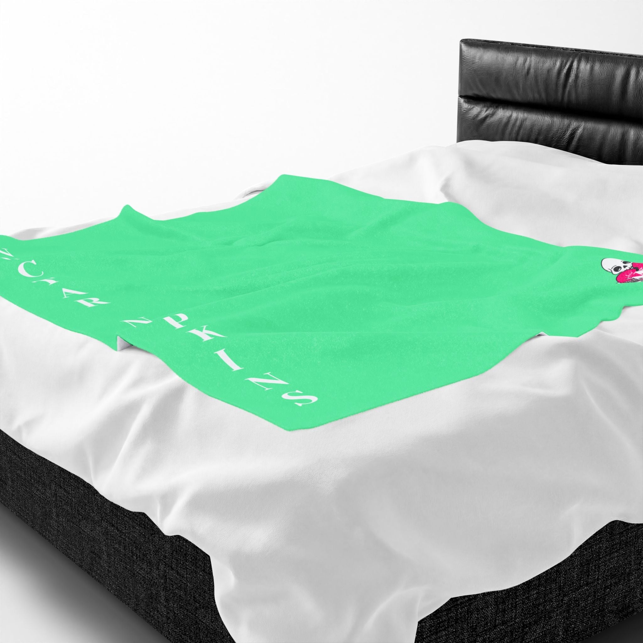 Nectar Napkins Brand Mint Green Love Blanket