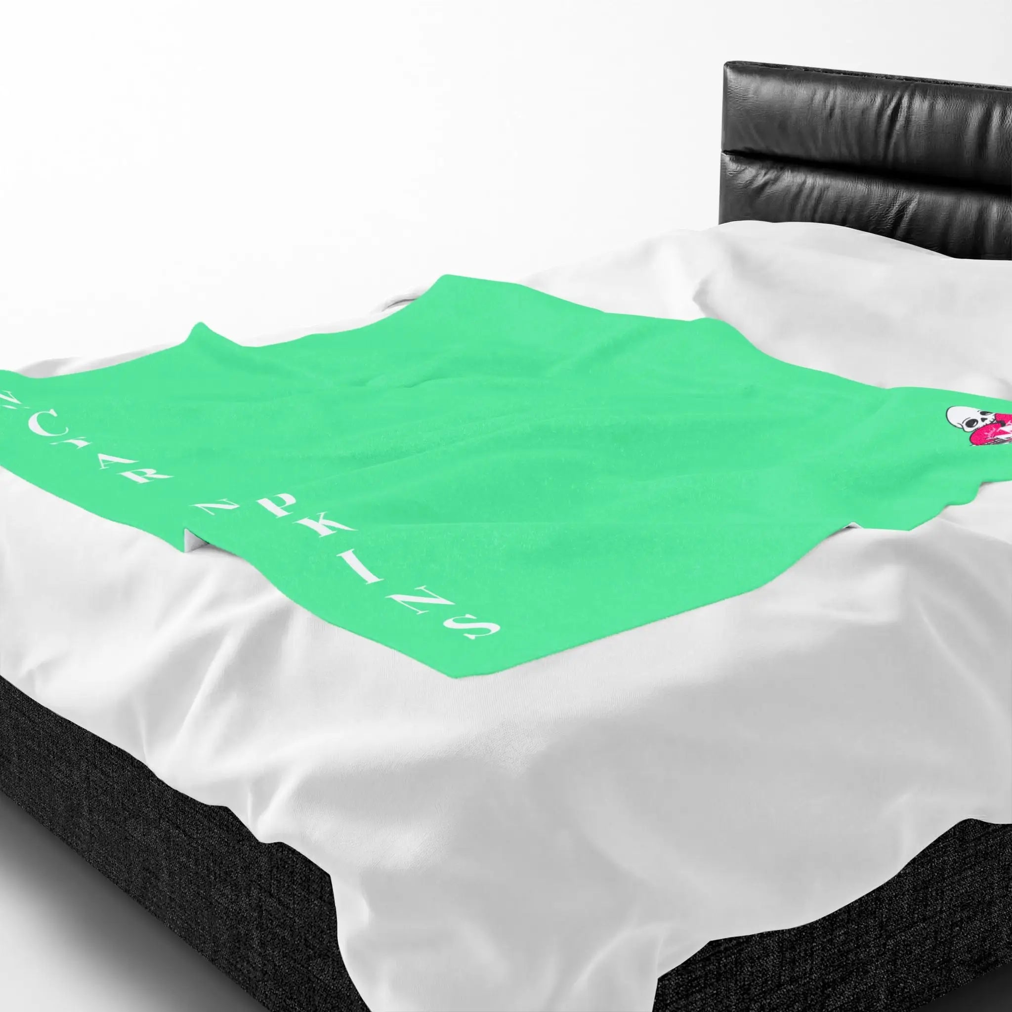 Nectar Napkins Brand Mint Green Love Blanket