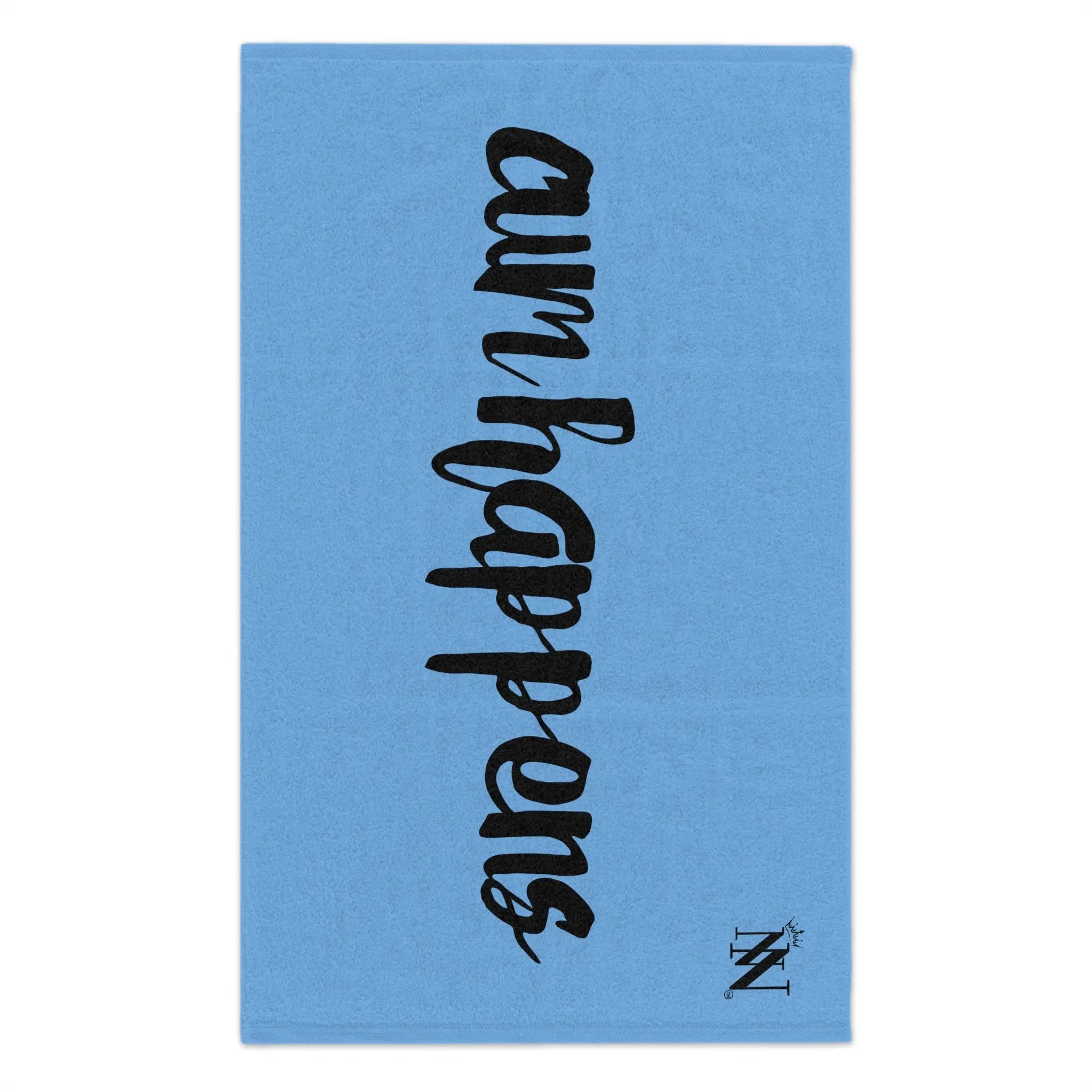 Cum Happens Light Blue | Mix & Match Soft Fun-Flirty Lovers’ Towels