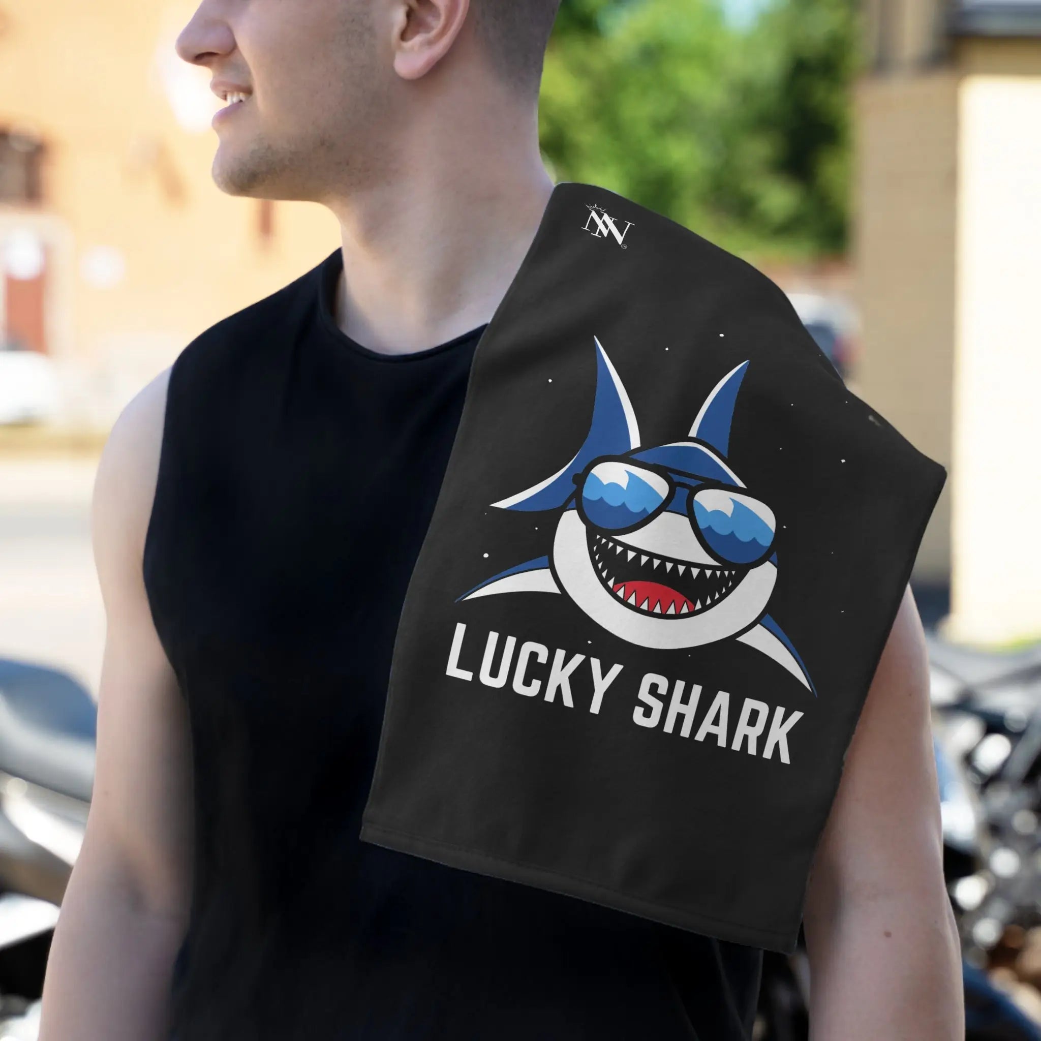 Lucky Shark | Mix & Match Soft Fun-Flirty Lovers’ Towels