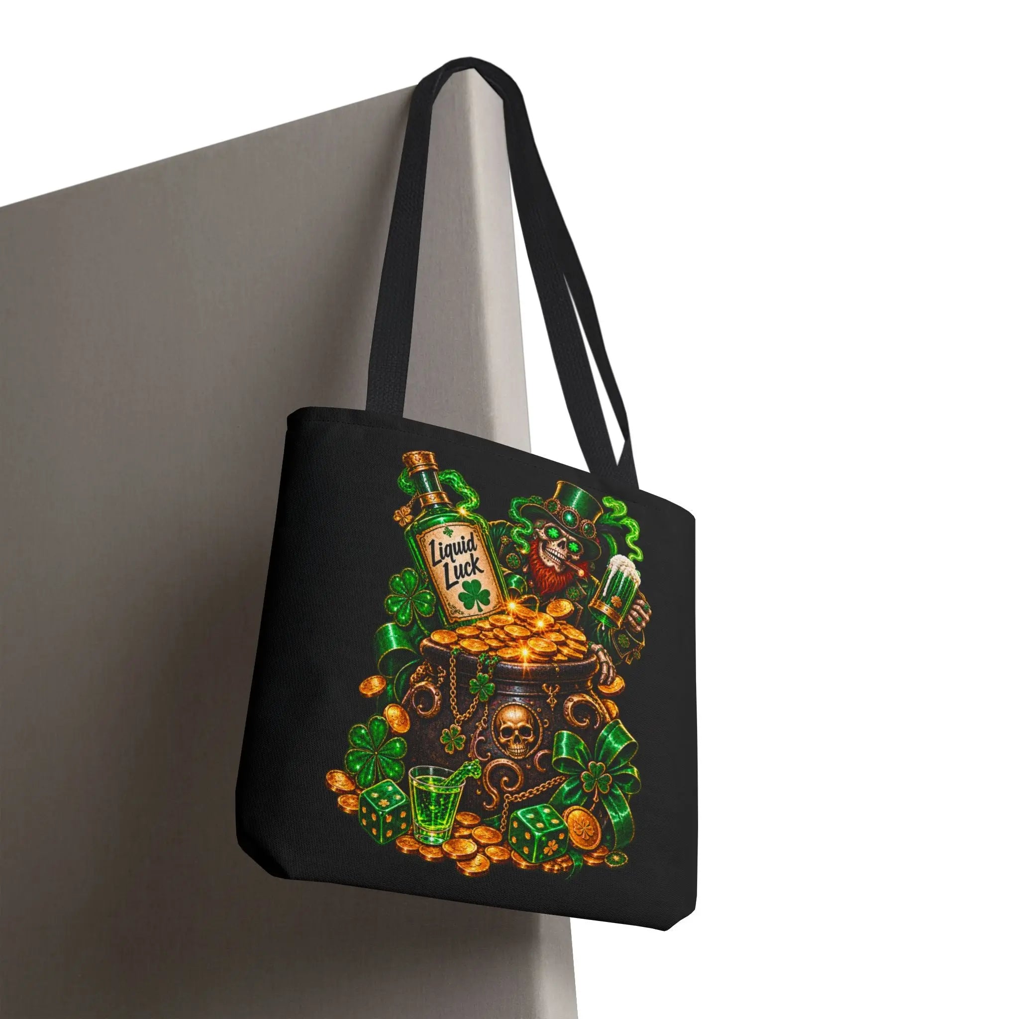 Pot Of Gold Wicked Leprechaun Tote Bag
