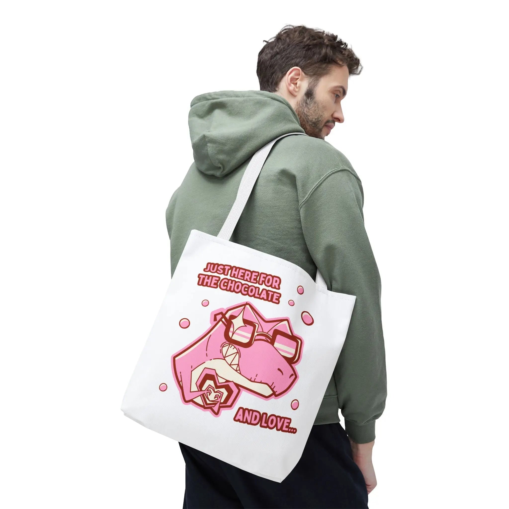 Just Here for the Chocolate | Mix & Match Fun-Flirty Lovers’ Totes