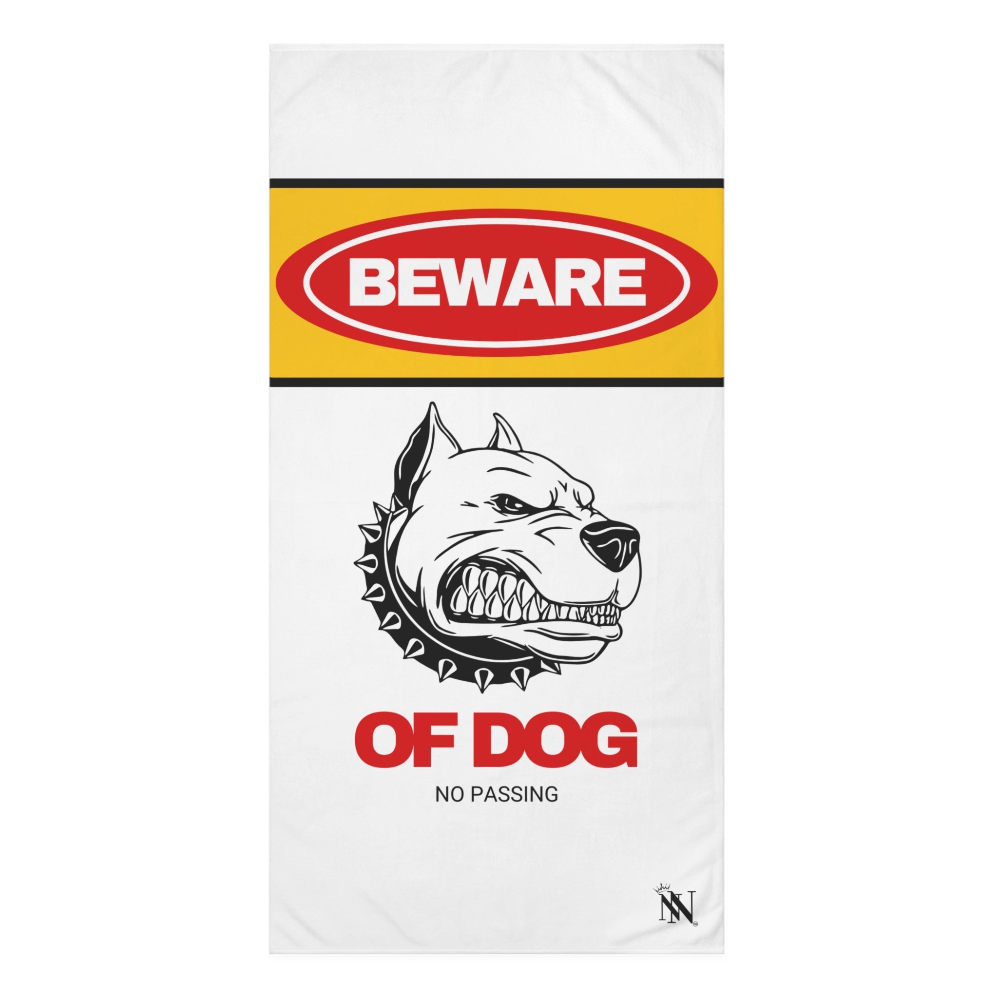 Beware of Dog | Mix & Match XL Fun-Flirty Lovers’ Towels