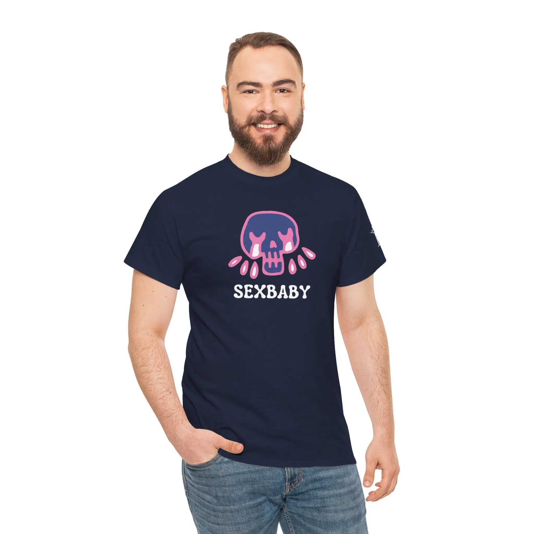 Sexbaby Crying Skull 100% | Nectar Napkins Fun-Flirty Lovers’ T-Shirts