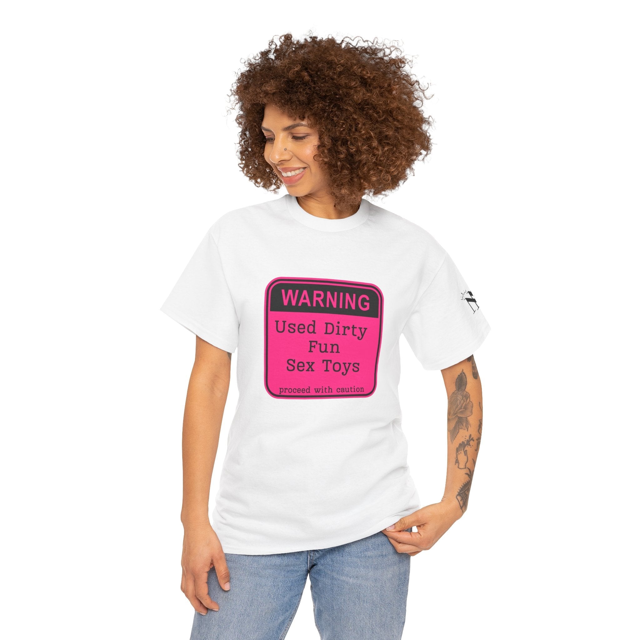 Warning: Used Dirty Sex Toys | Mix & Match 100% Cotton Unisex Fun-Flirty Lovers’ Tees