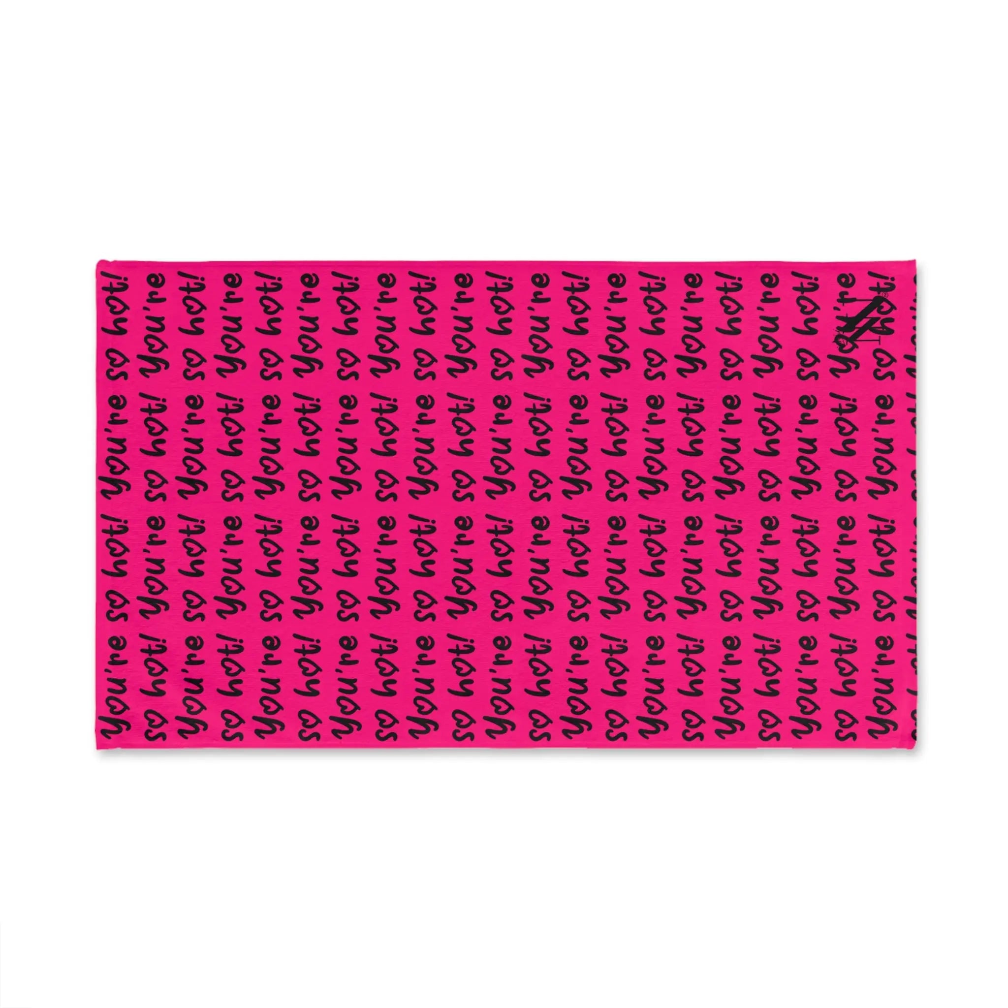 You’re So Hot! Patterned Signature Pink | Nectar Napkins Classic Fun-Flirty Lovers’ Colored Towels