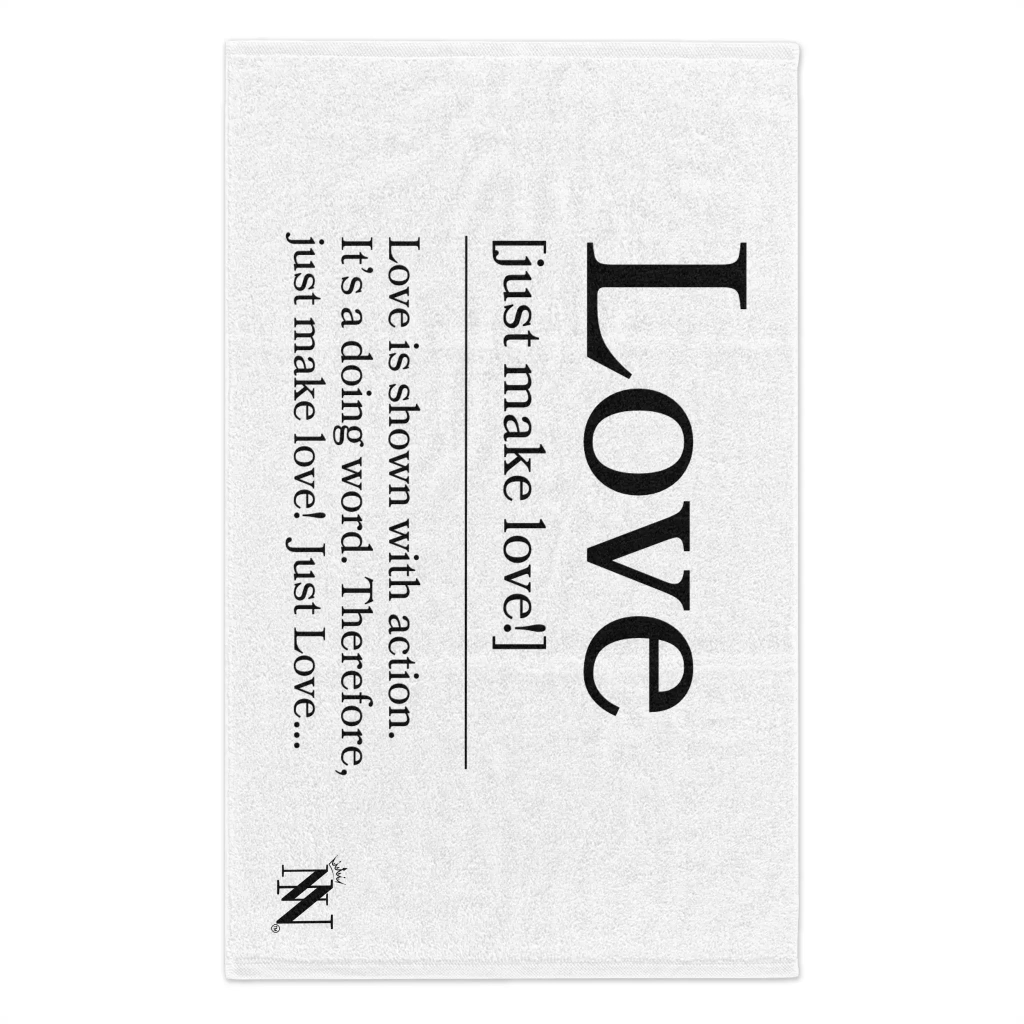 Definition of Love Sex Towel