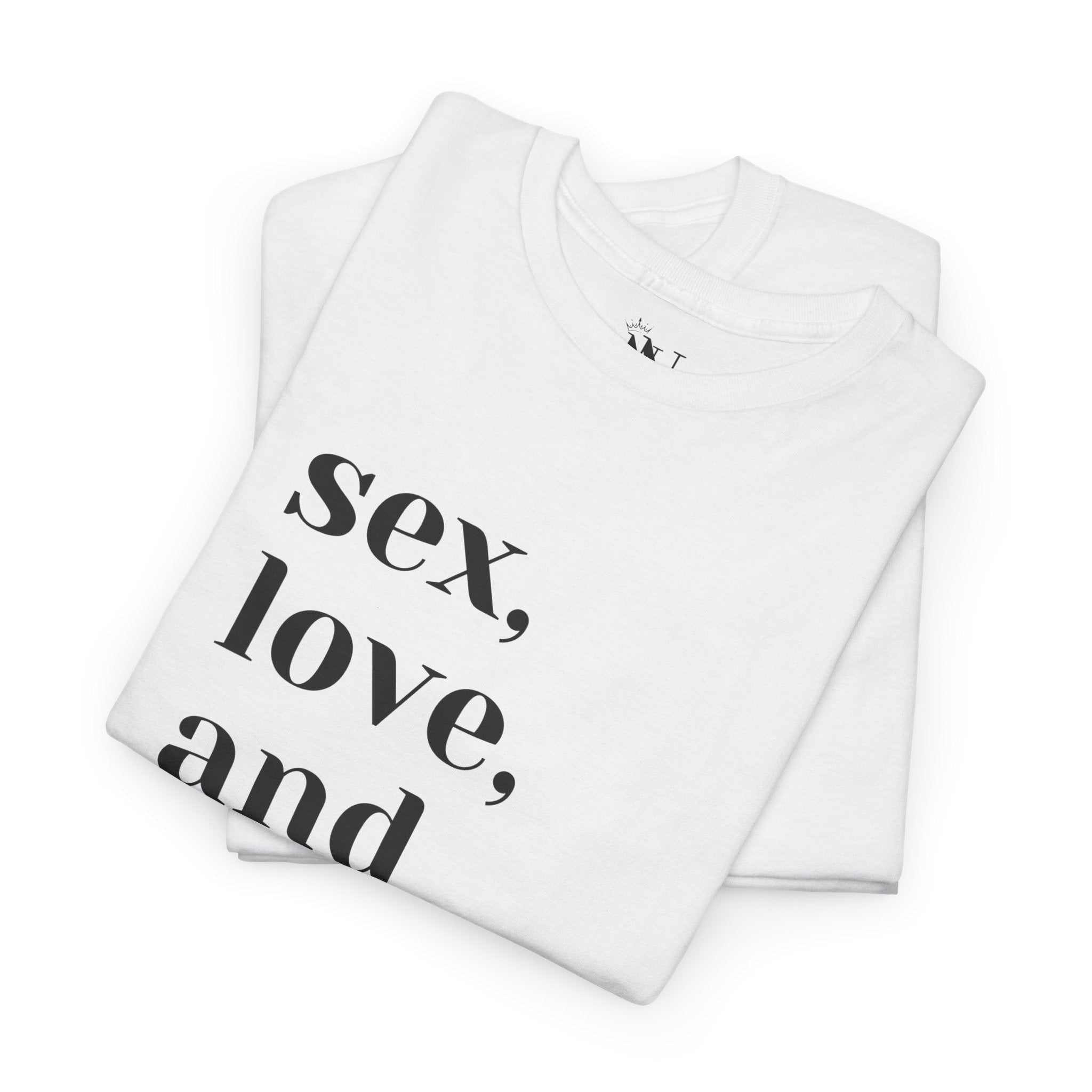 Sex Peace Love | Mix & Match 100% Cotton Unisex Fun-Flirty Lovers’ Tees