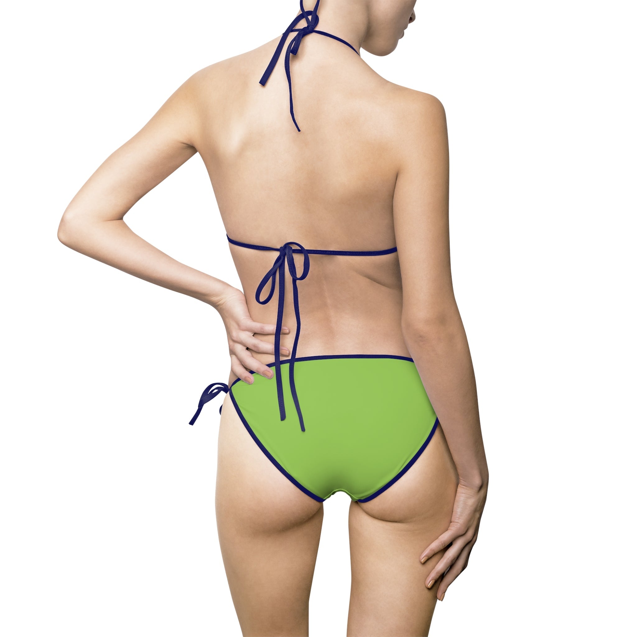 Green Strappy | Mix & Match Fun-Flirty Lovers’ String Bikinis