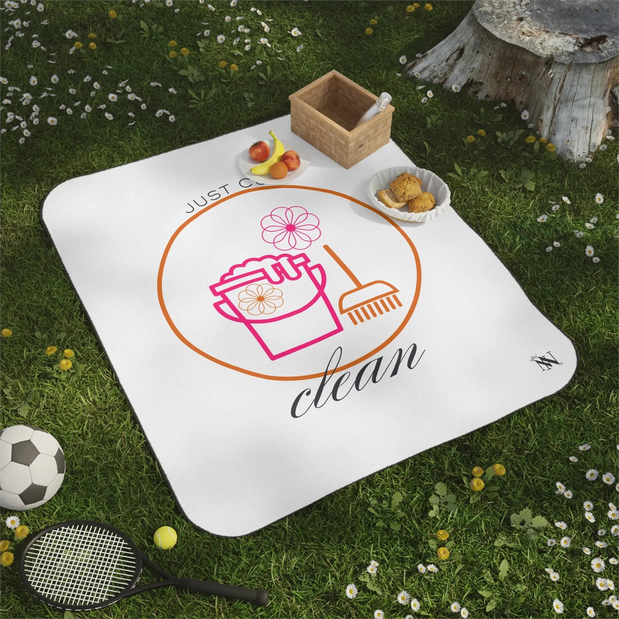 Just Cum Clean! | Mix Match Fun-Flirty Lovers’ Water-Resistant Blankets