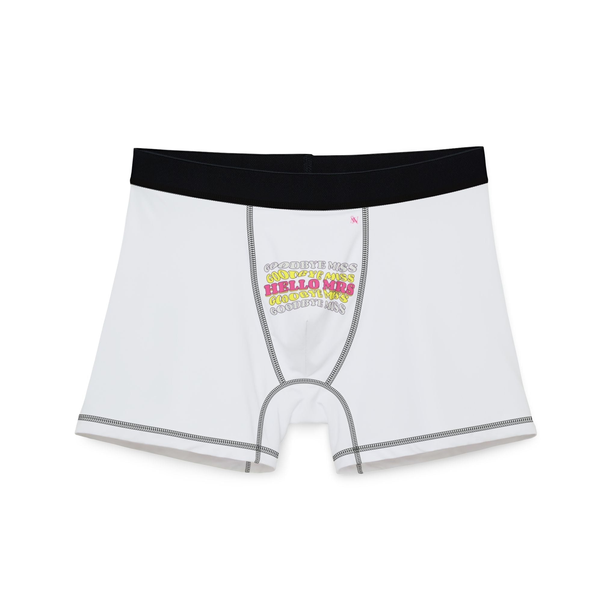 Goodbye Miss Hello Mrs | Mix & Match Men’s Fun-Flirty Lovers’ Boxer Briefs
