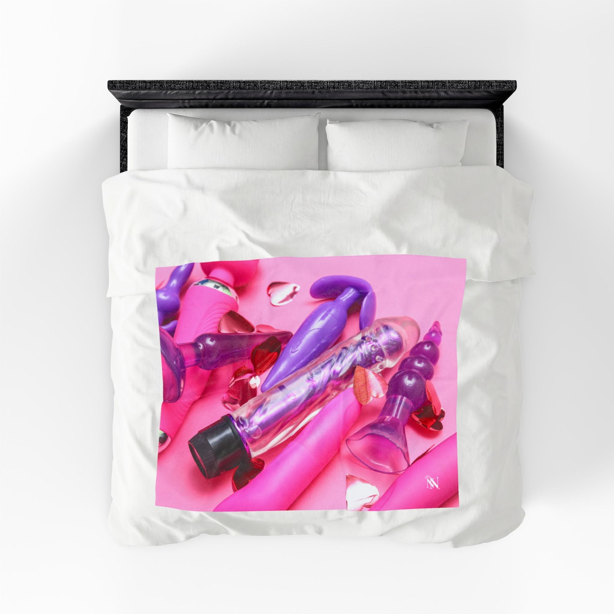 Vivid Sex Toys Photograph | Mix & Match Soft Fun-Flirty Loversā Blankets