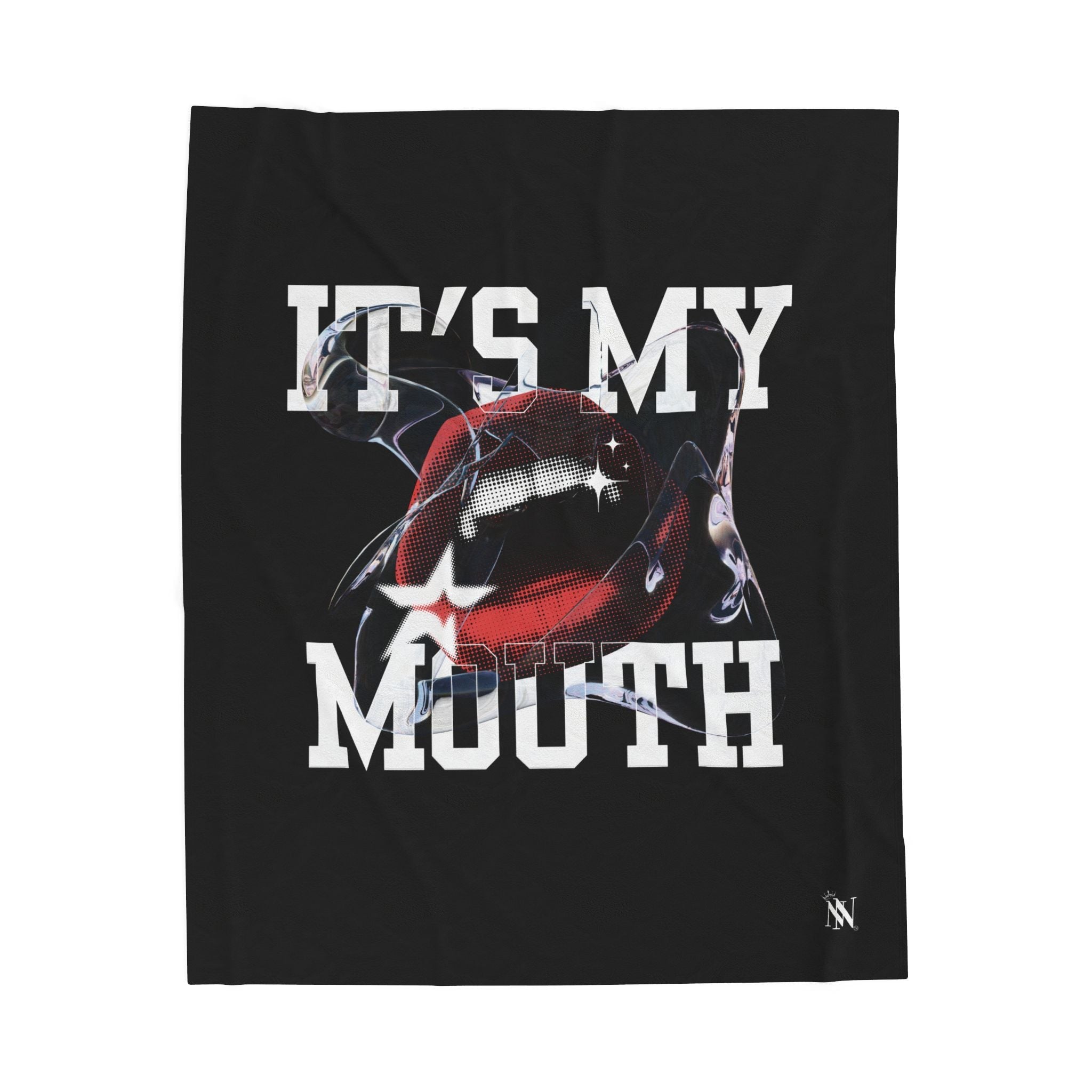 It’s My Mouth | Mix & Match Velveteen Fun-Flirty Lovers’ Blankets