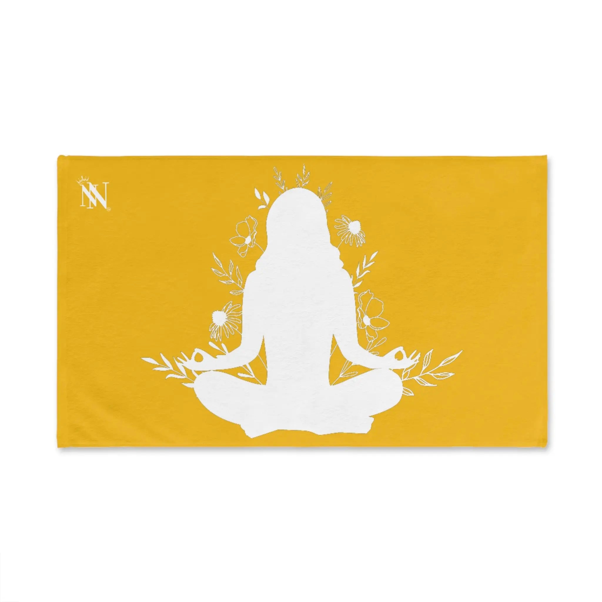 Yoga Meditation Yellow Cum Towel