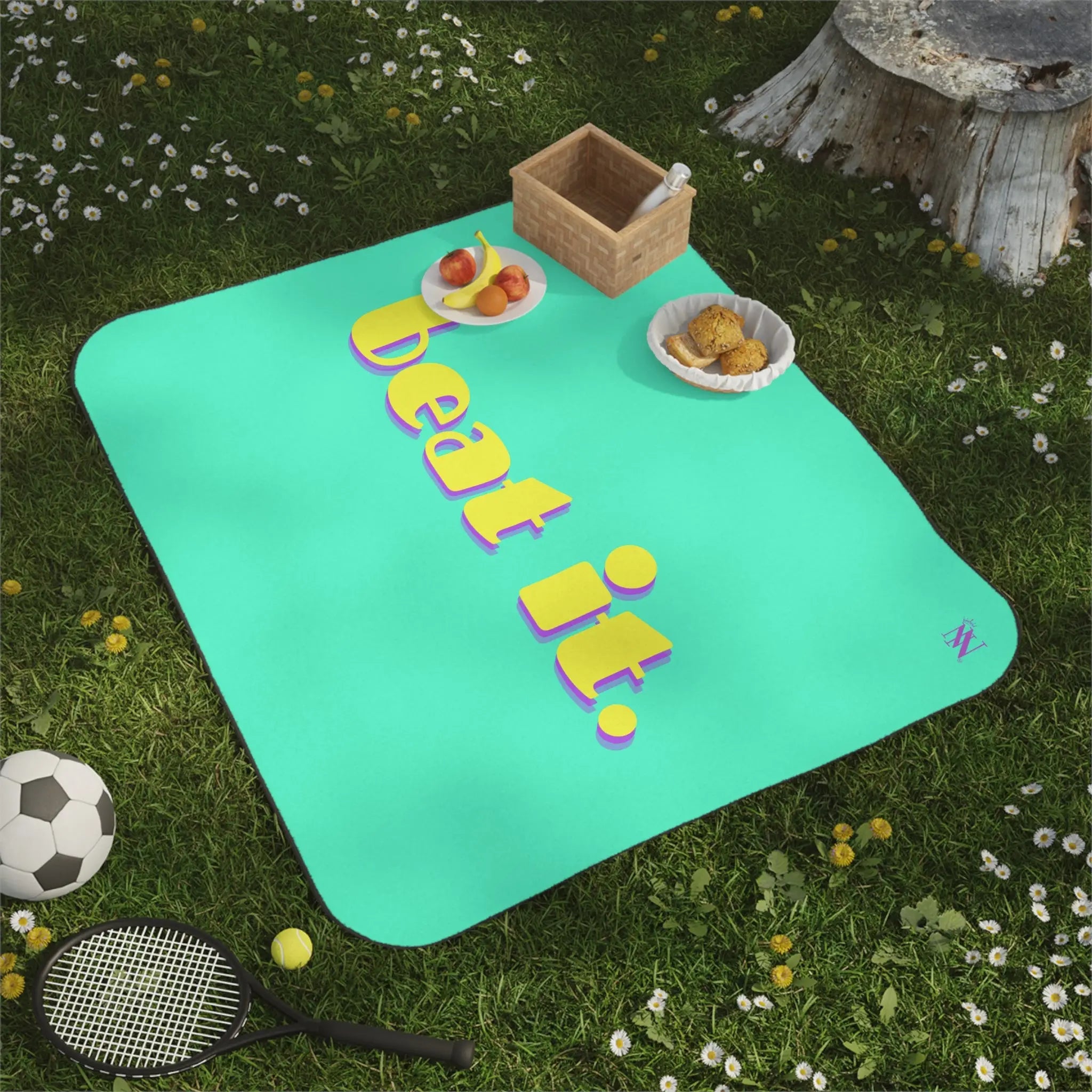 Beat It | Mix Match Fun-Flirty Lovers’ Water-Resistant Blankets