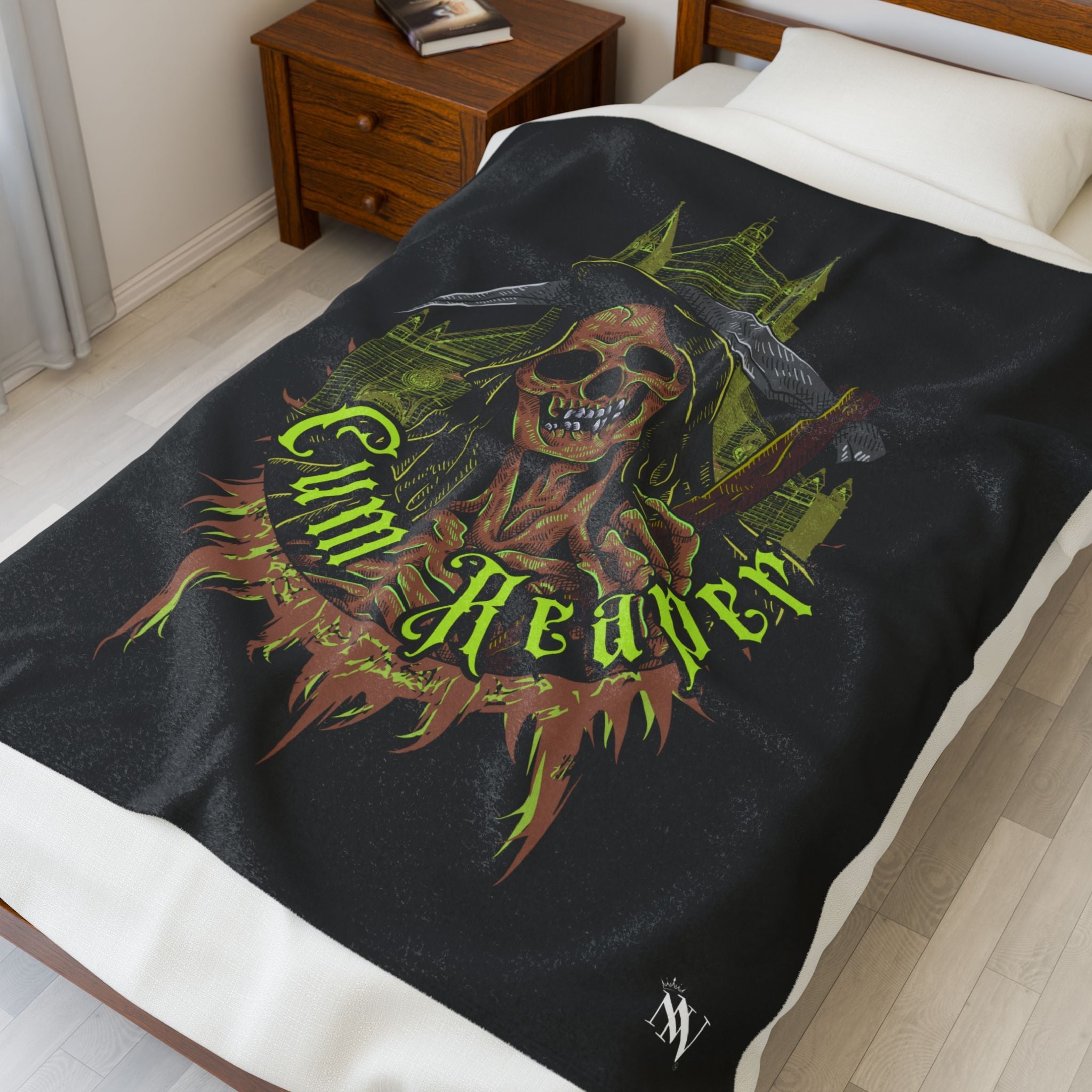 Cum Reaper | Mix & Match Velveteen Fun-Flirty Lovers’ Blankets