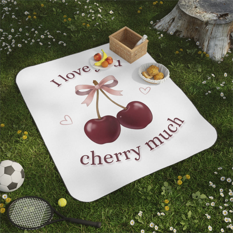 I Love You Cherry Much | Mix Match Fun-Flirty Lovers’ Water-Resistant Blankets